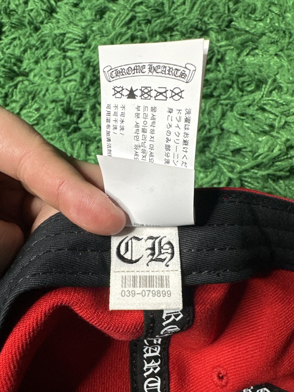 Chrome Hearts Chrome Hearts Love You Red Fitted Hat Size ONE SIZE - 9 Thumbnail