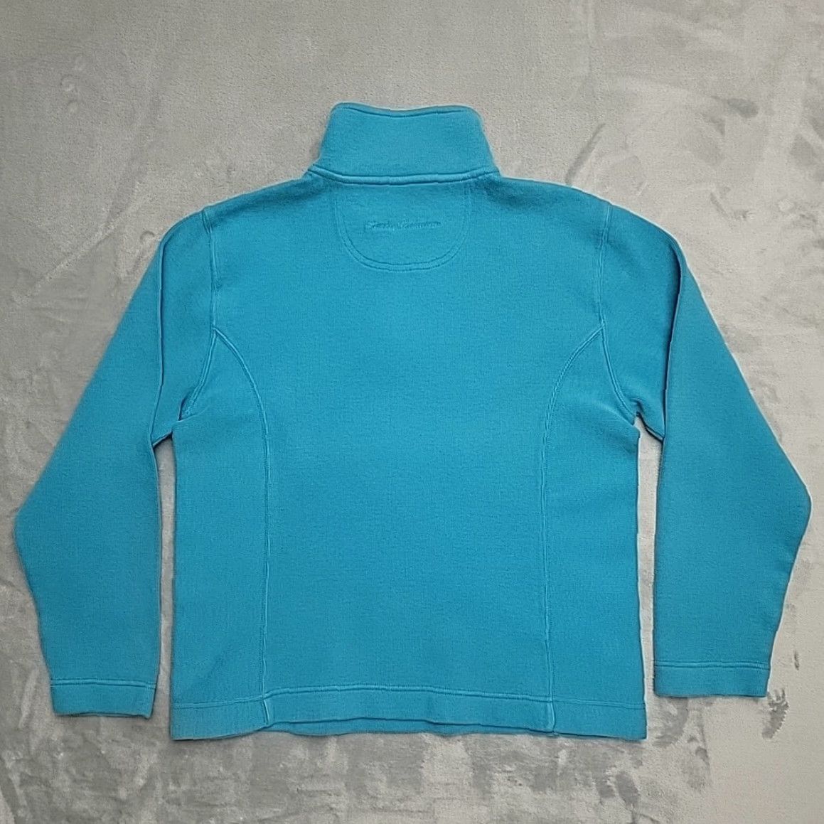Tommy Bahama Tommy Bahama Sweater Mens M Teal Blue Cotton Stretch Blend Long Sleeve 1/4 Zip Size US M / EU 48-50 / 2 - 7 Thumbnail