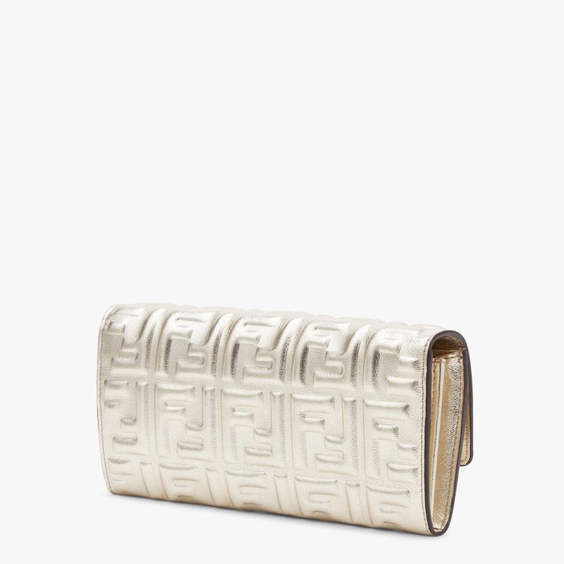 Fendi o1s1wg111125 Size: OS/ Baguette Continental Wallet in Golden Size ONE SIZE - 2 Thumbnail
