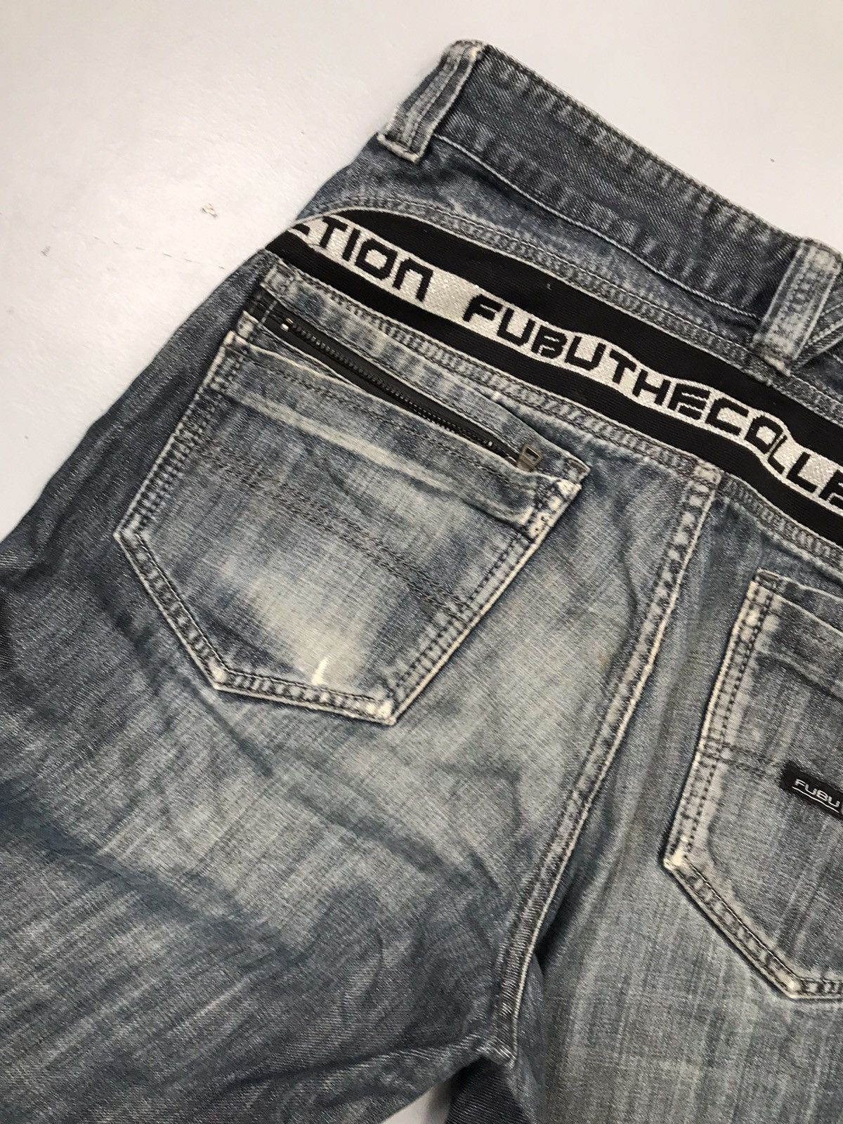 Fubu Vintage Fubu SpellOut denim Size US 34 / EU 50 - 13 Thumbnail