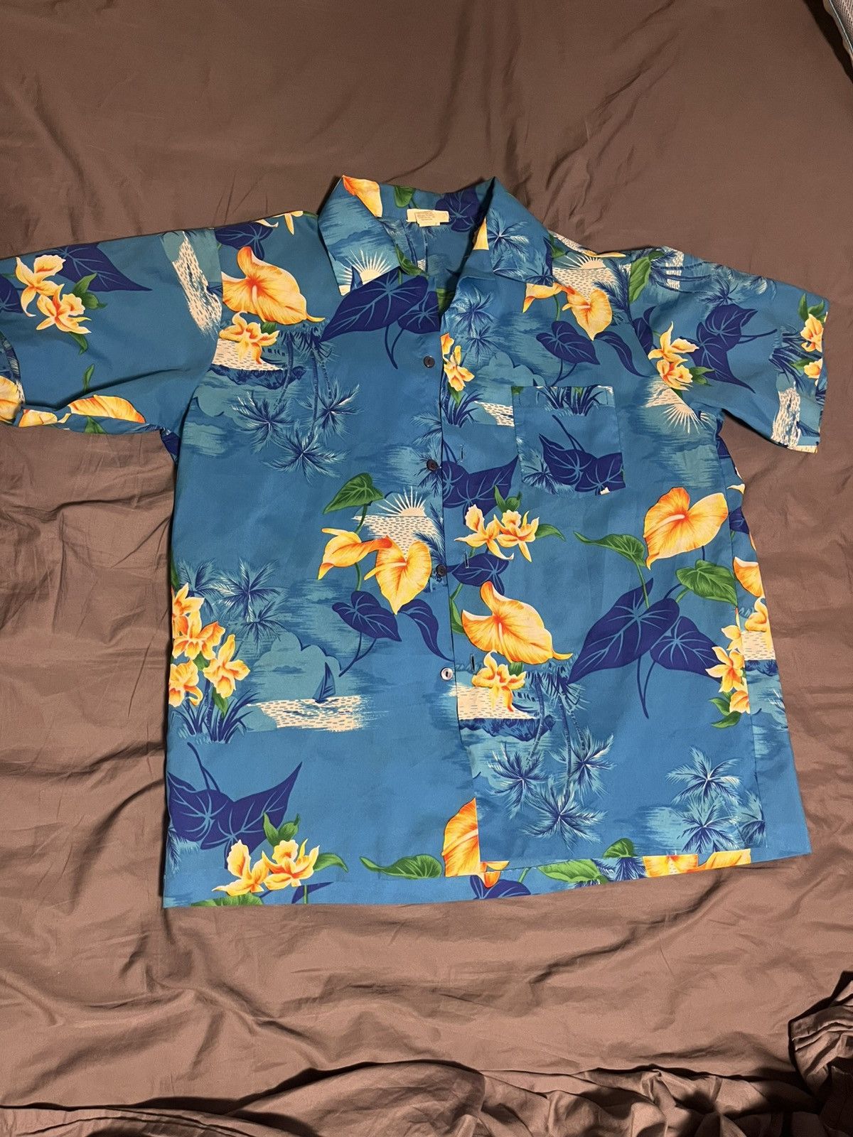 Other Blue Hawaiian Shirt Size US L / EU 52-54 / 3 - 1 Thumbnail