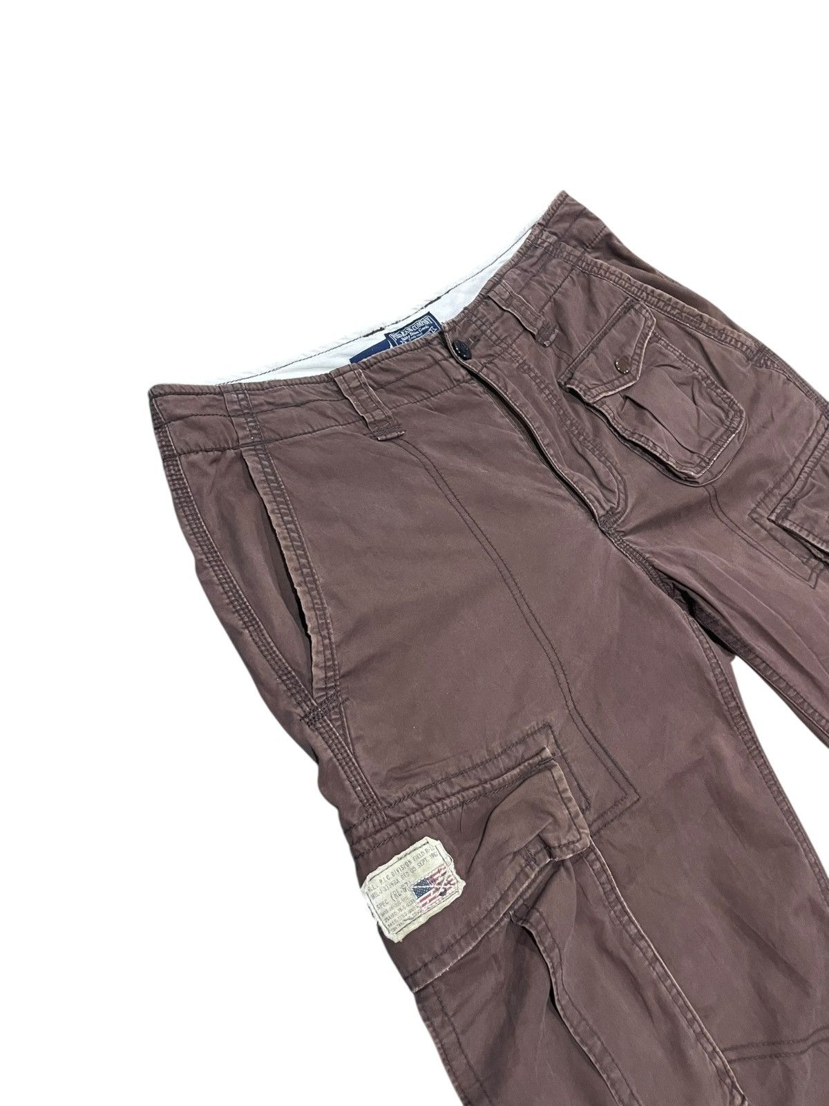 Polo Ralph Lauren VTG Sunfaded Polo Military MIL-J Spec RL-67 Cargo Pants Size US 34 / EU 50 - 19 Thumbnail