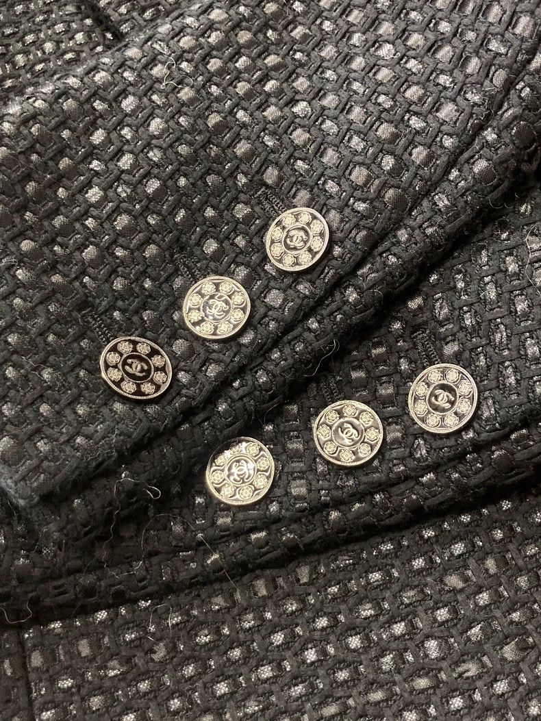 Chanel Chanel Black braided coat Size XS / US 0-2 / IT 36-38 - 4 Thumbnail