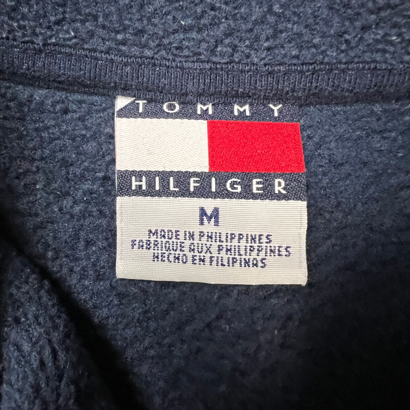 Tommy Hilfiger × Vintage Tommy Hilfiger Fleece Small Flag 1/4 Zip Outdoor 90s Jacket Size S / US 4 / IT 40 - 5 Thumbnail