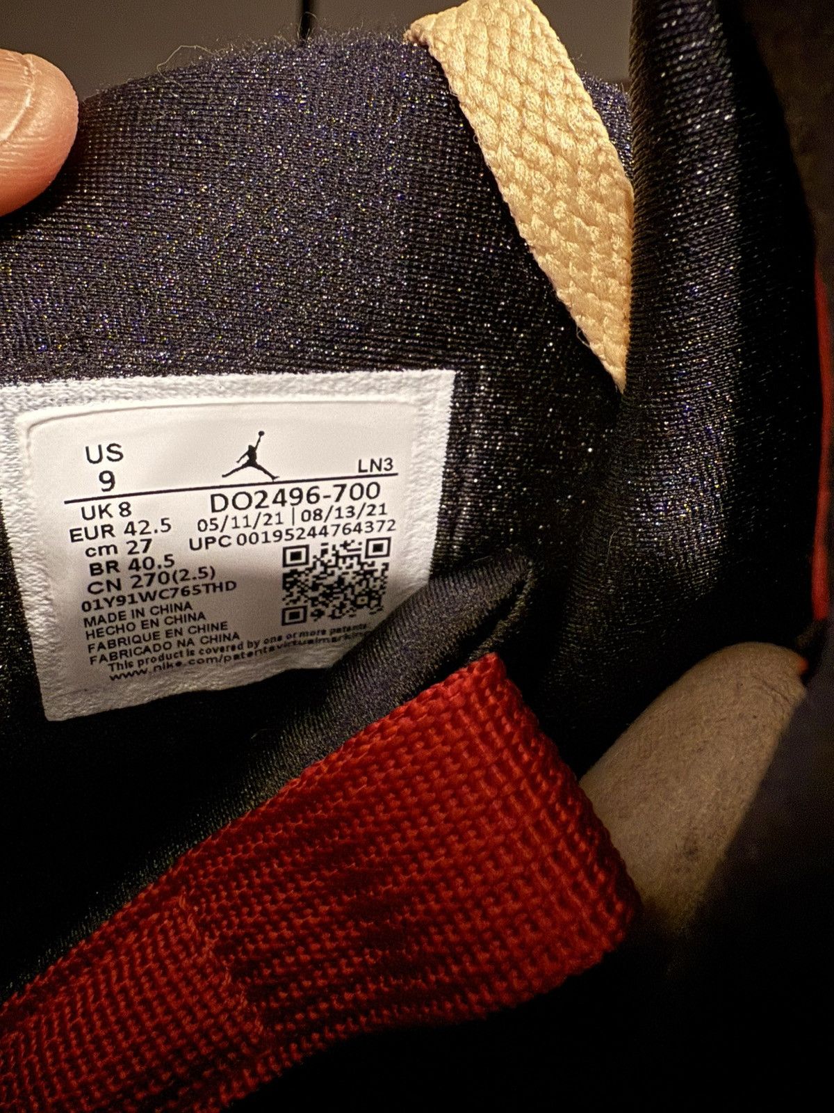 Jordan Brand Rui Hachimura x Air Jordan 8 Retro SE Black Samurai Size US 9 / EU 42 - 7 Thumbnail