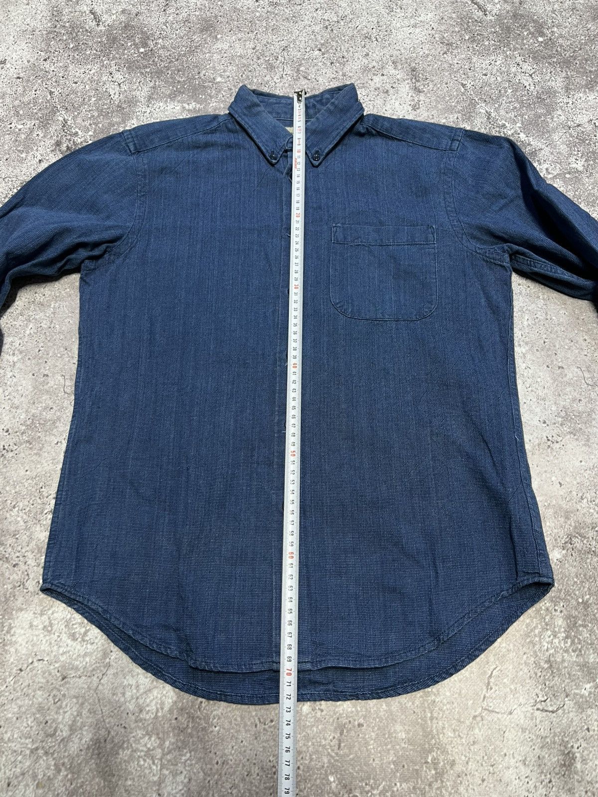 Naked & Famous Naked & Famous Denim Indigo Button Up Long Sleeve Shirt M Size US M / EU 48-50 / 2 - 11 Thumbnail