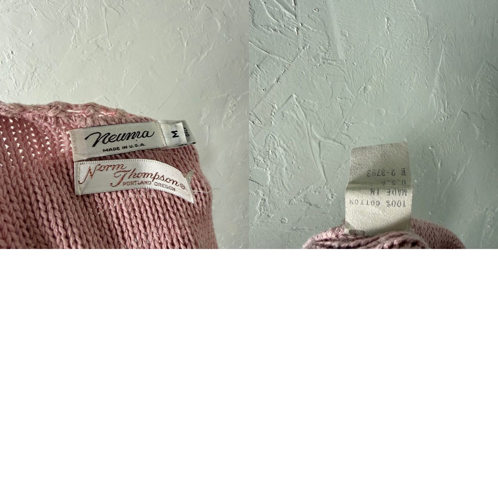 Jim Thompson VINTAGE Norm Thompson Womens Sweater M Cotton Pink 1990s Secret ry Geek Cats Neuma Whiskers C3-21 Size M / US 6-8 / IT 42-44 - 8 Thumbnail