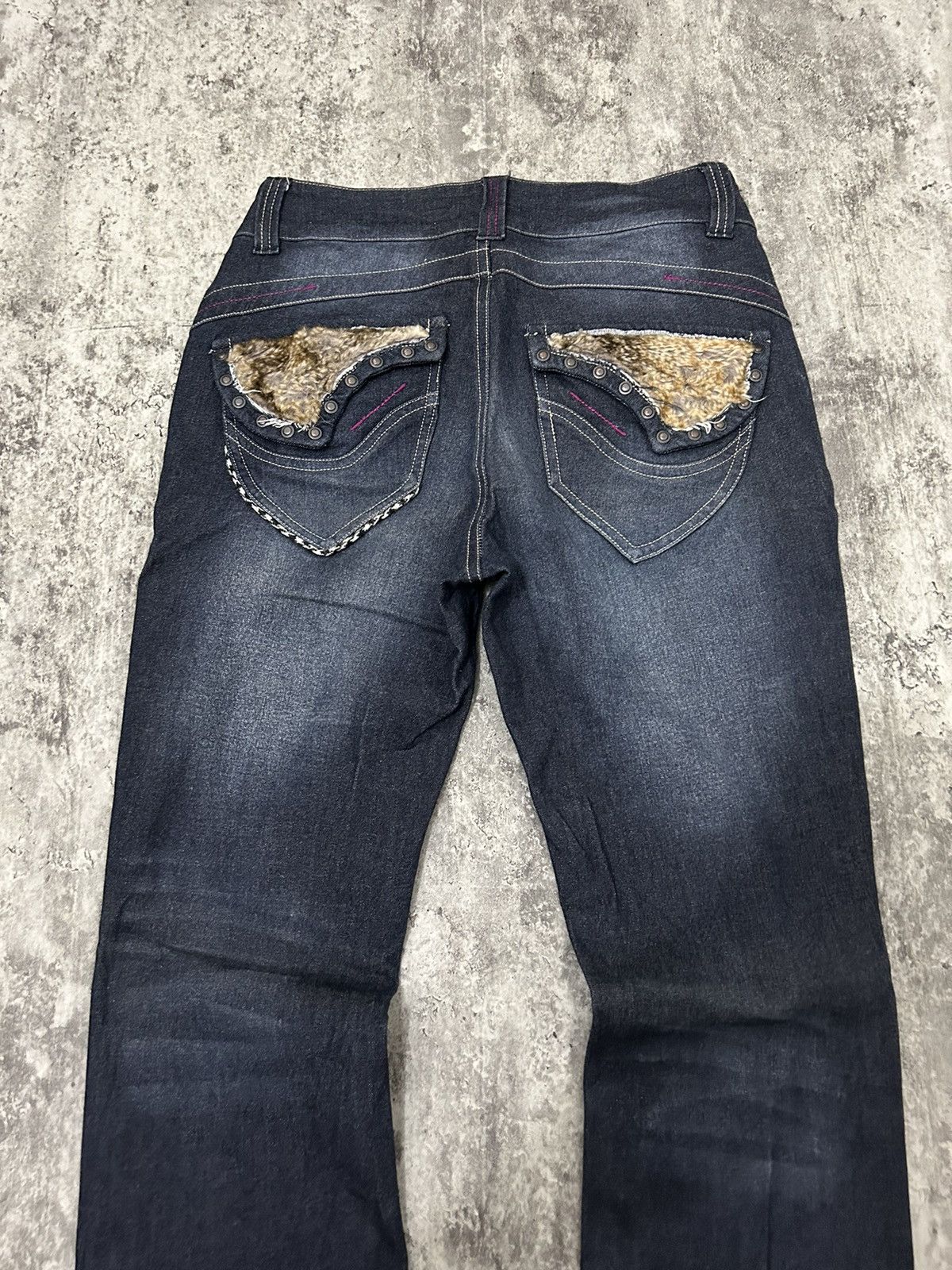 If Six Was Nine × Le Grande Bleu (L.G.B.) × Tornado Mart Maliani Mudwash Studded Boot Cut Jeans Size US 28 / EU 44 - 5 Thumbnail