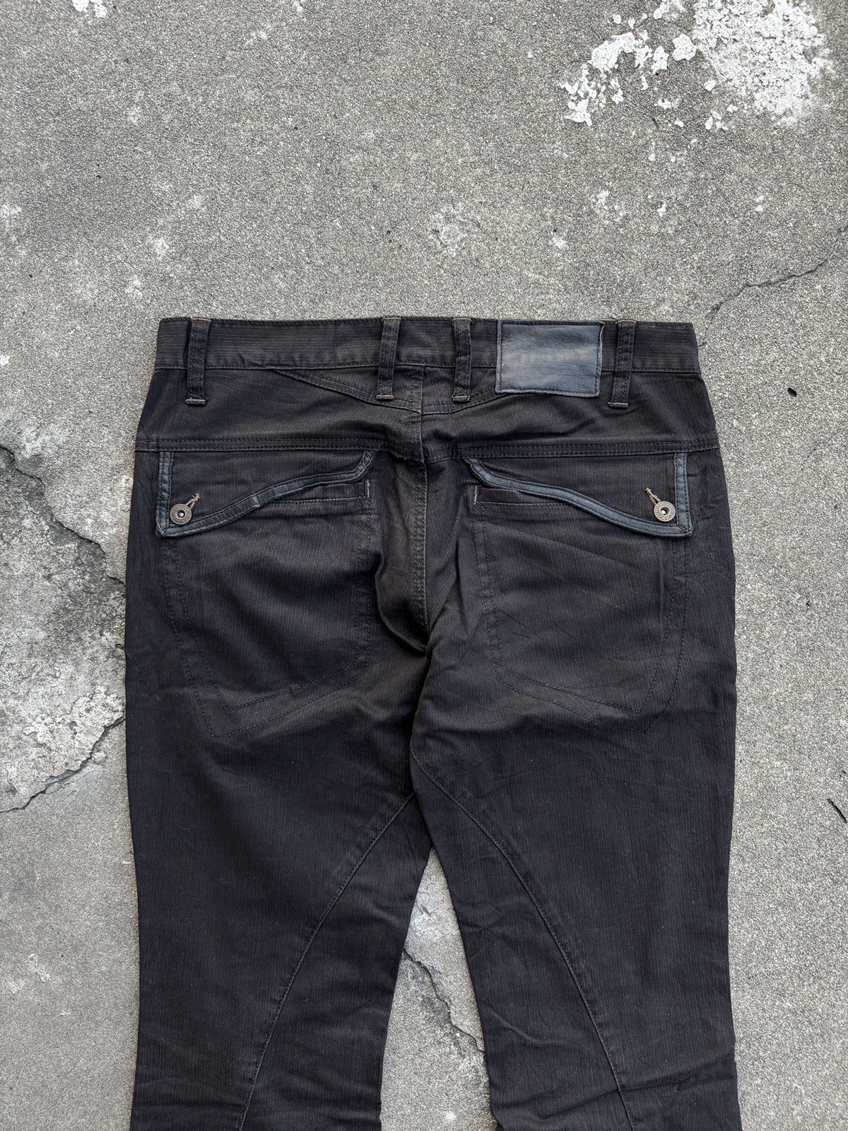 Japanese Brand Morgan Homme Flare Pants Size US 34 / EU 50 - 10 Thumbnail