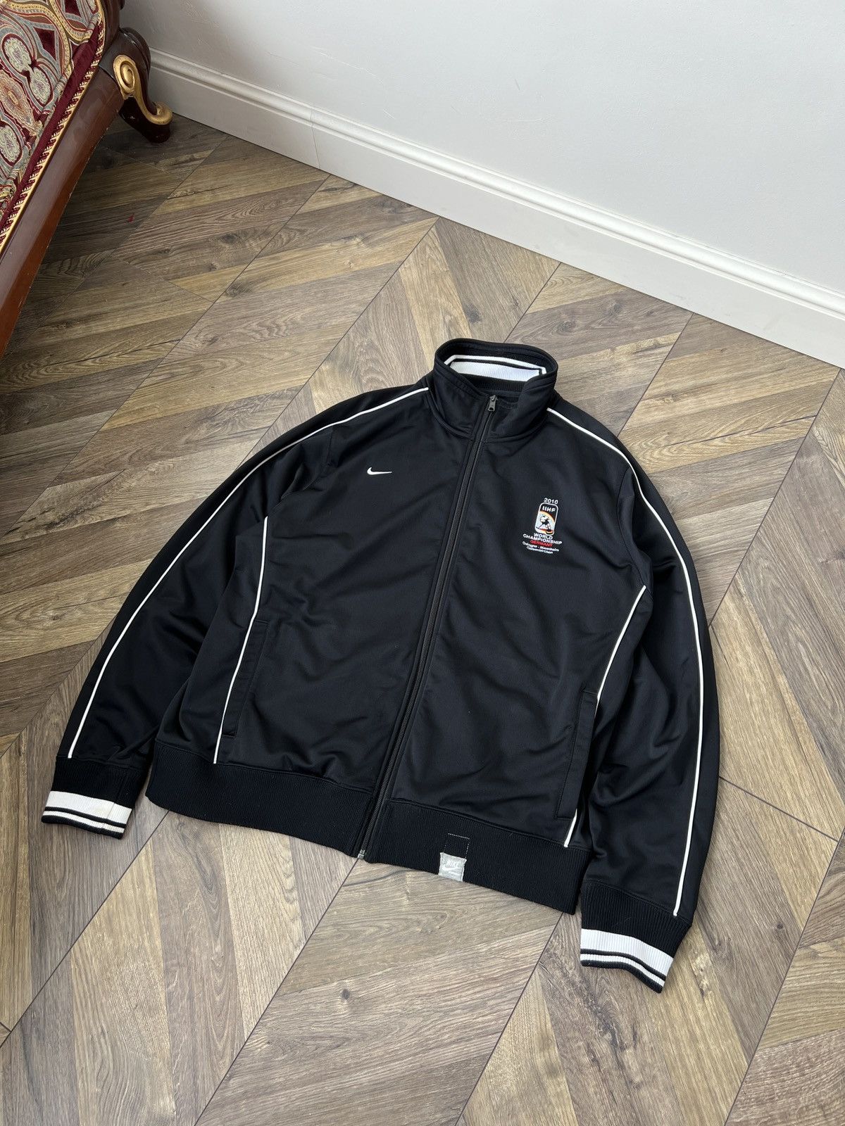 Nike Nike 2010 IIHF Hockey World Championship Track Jacket Size US XXL / EU 58 / 5 - 4 Thumbnail