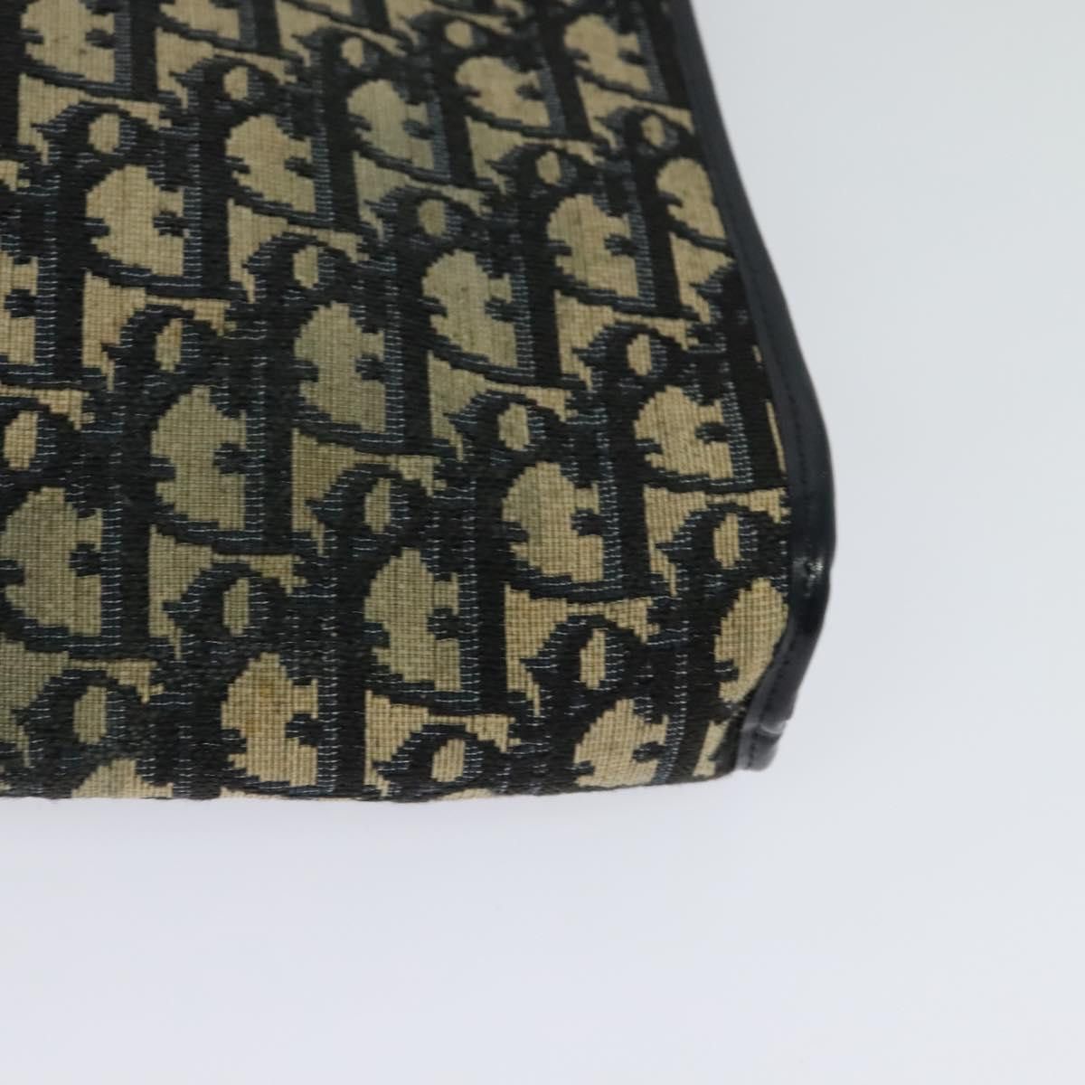 Dior DIOR Trotter Canvas Shoulder Bag Navy Gold Size ONE SIZE - 16 Thumbnail