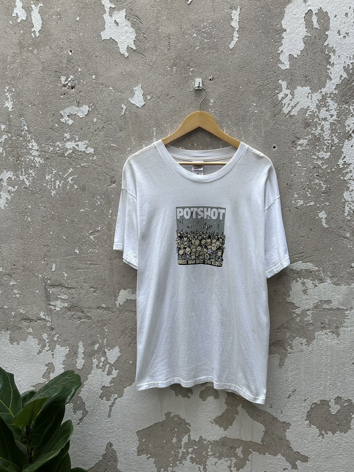 Band Tees × Fruit Of The Loom × Vintage Vintage 90's PotShot J-Ska Band XL Tees *WithSignature Size US XL / EU 56 / 4 - 1 Thumbnail