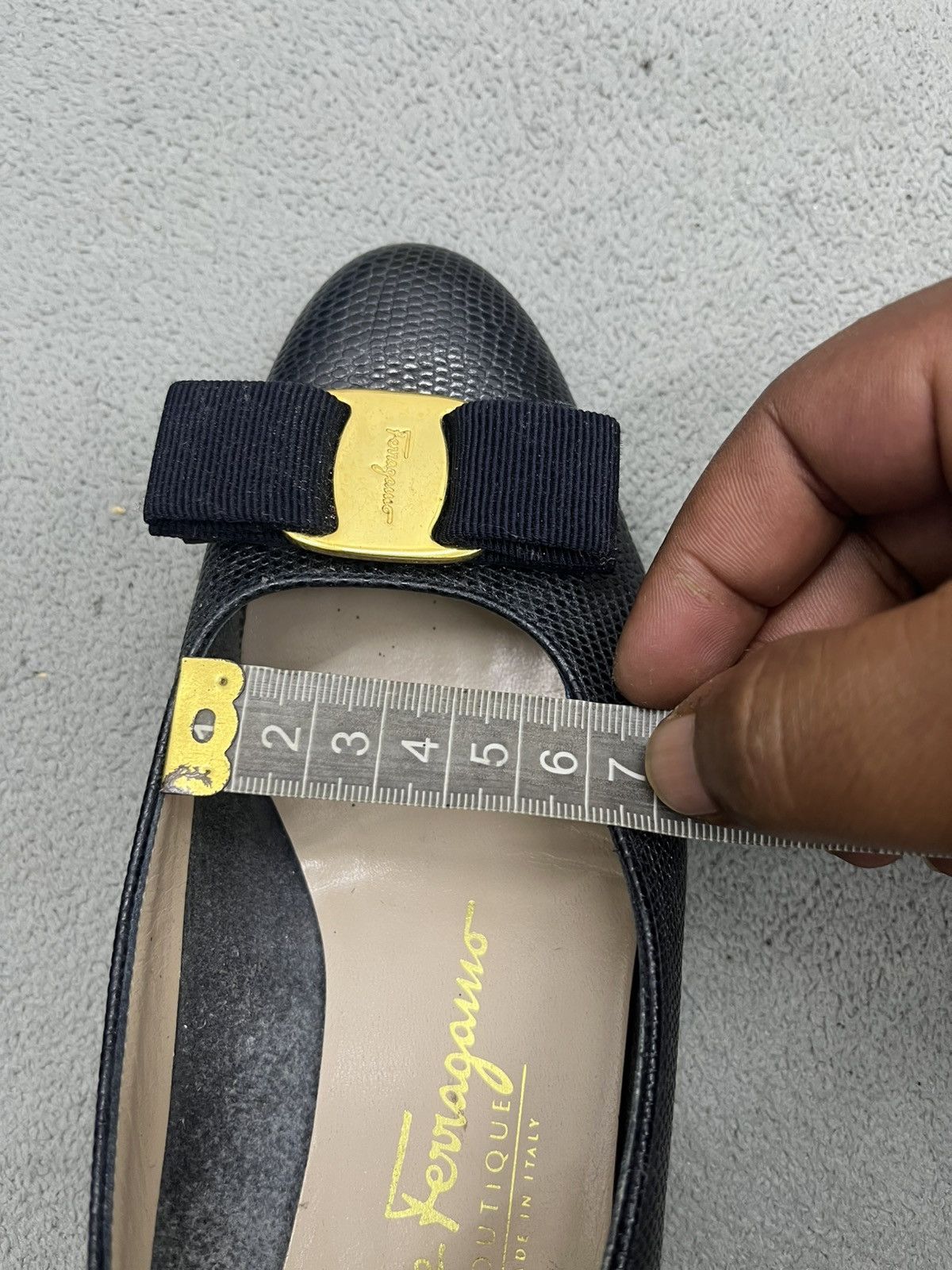 Salvatore Ferragamo SALVATORE FERRAGAMO PUMPS BLUE LEATHER SHOE Size US 5 / IT 35 - 13 Thumbnail