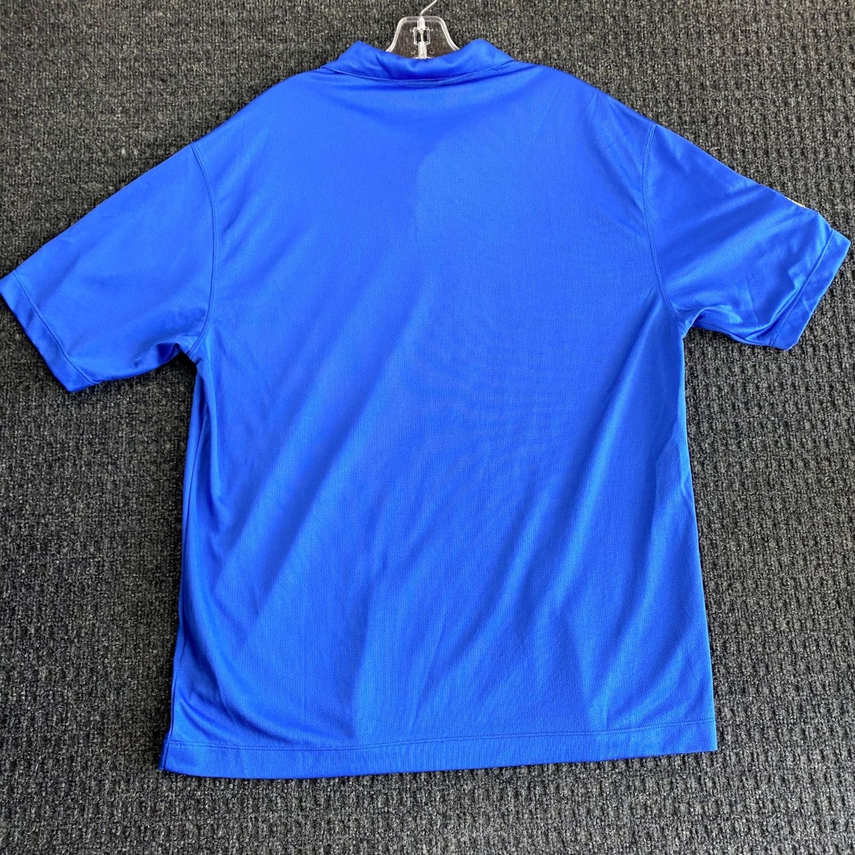 Nike Nike Golf Polo Shirt - Mens L Blue Dri-Fit Lightweight Moisture Wicking Casual Activewear Shirt Size US L / EU 52-54 / 3 - 3 Thumbnail
