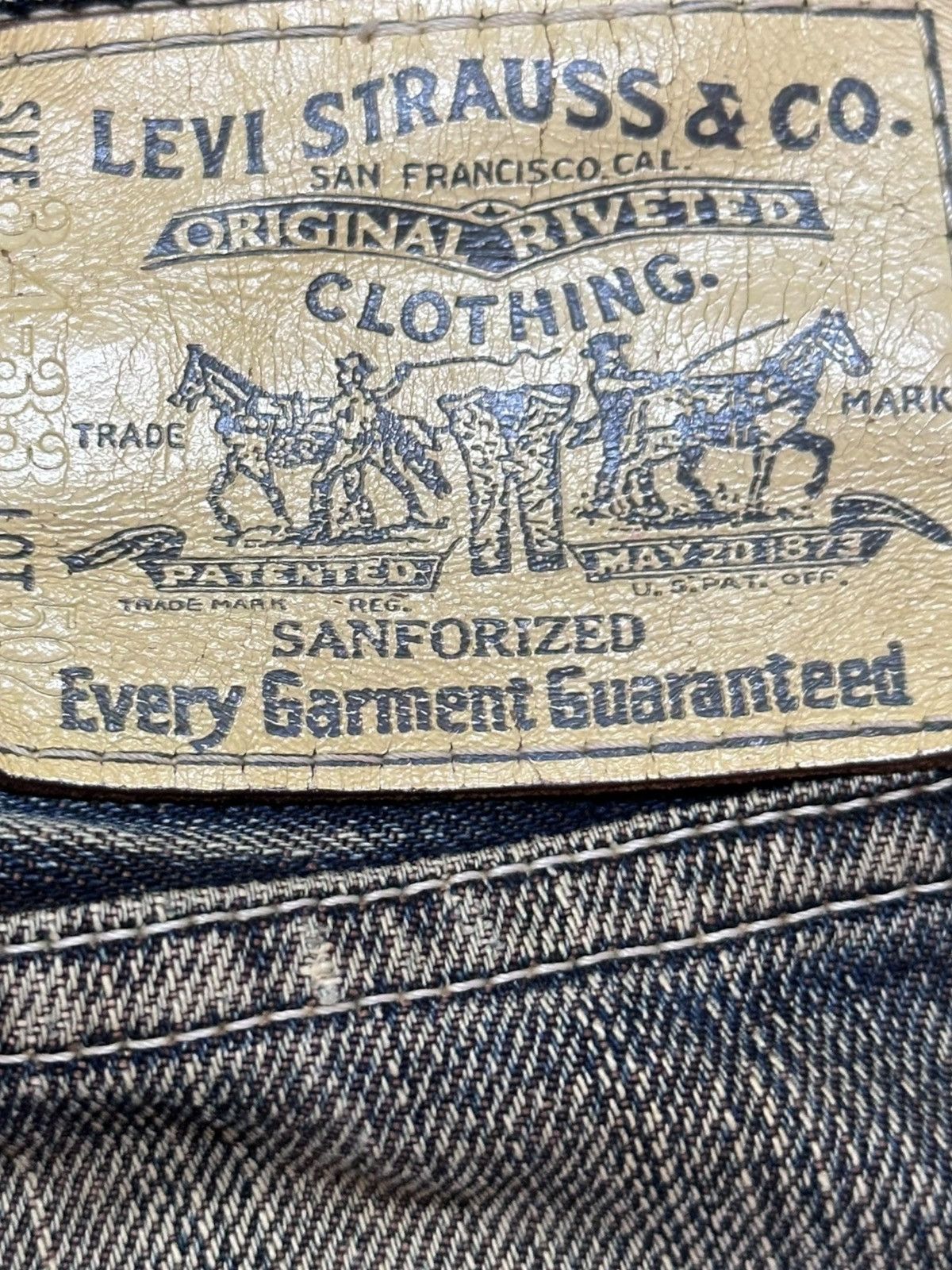 Levi's Vintage Clothing Vintage Levi’s 502 Mudwash Baggy Loose Denim Size US 33 - 7 Thumbnail