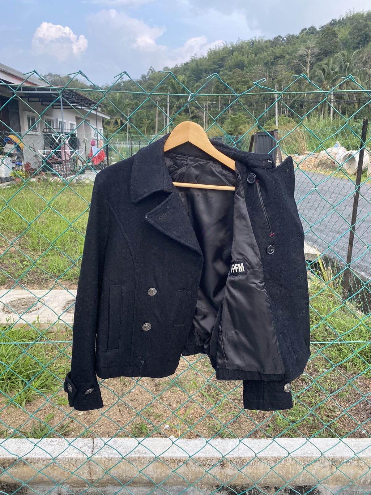 PPFM PPFM Double Breasted Wool Coat Jacket Size US S / EU 44-46 / 1 - 3 Thumbnail