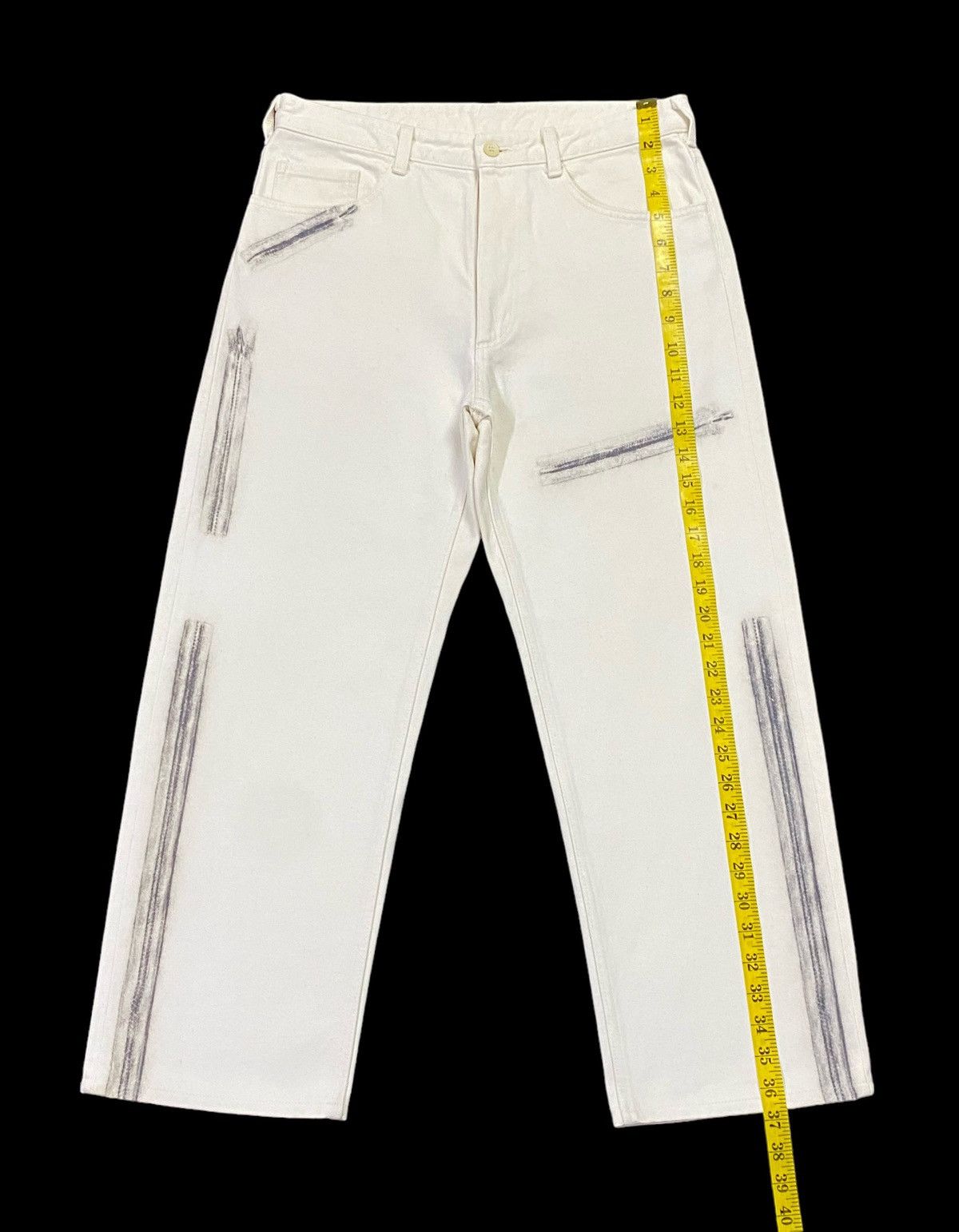 Issey Miyake Vintage Issey Miyake Cropped Jeans Size US 31 - 6 Thumbnail