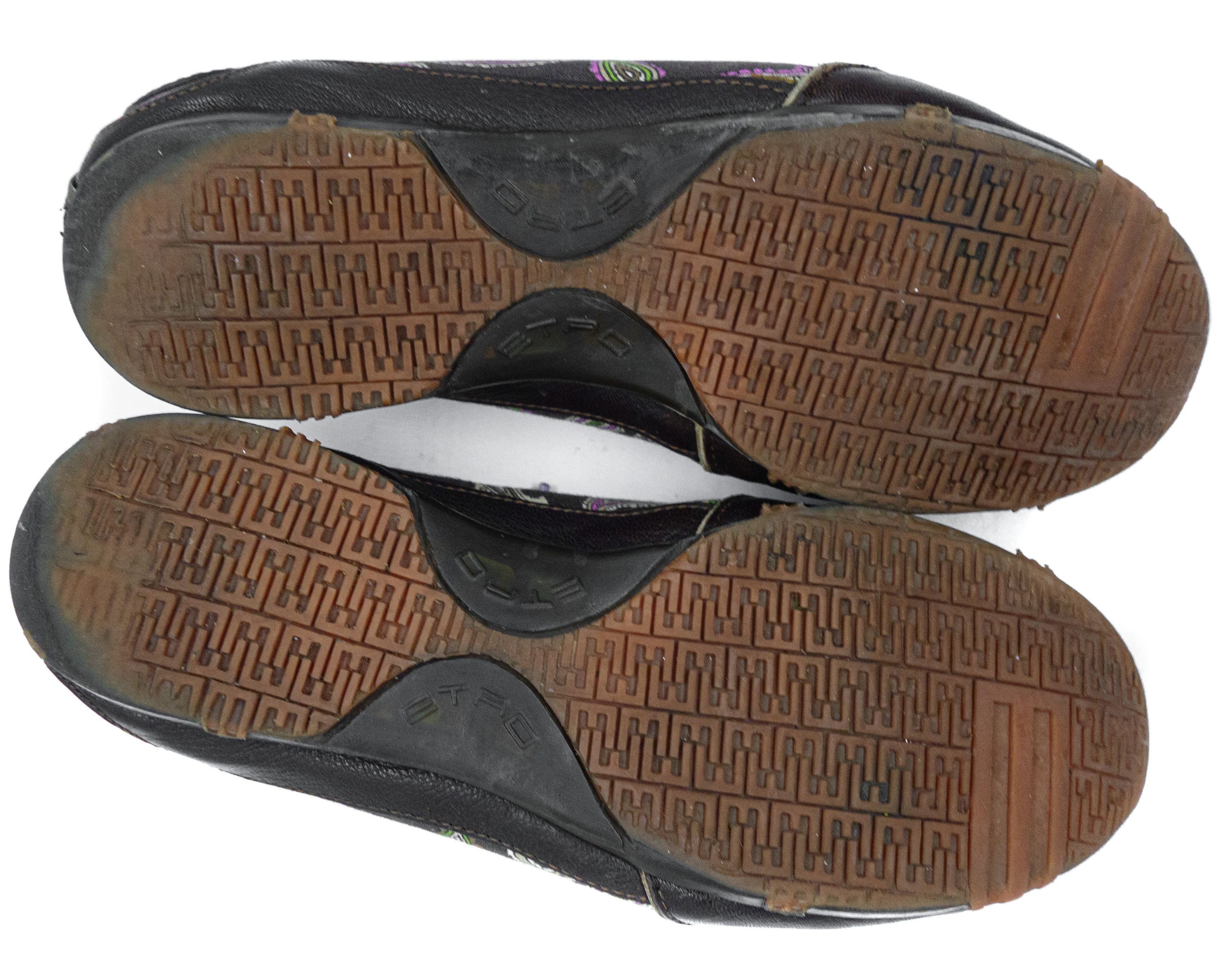 Etro Paisley Low Leather Sneakers Size US 9 / EU 42 - 8 Thumbnail