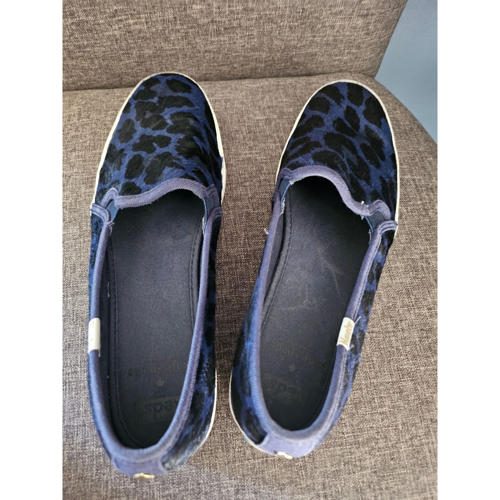 Kate Spade Kate Spade Cheetah Blue Sneakers Size 8 Size US 8 / IT 38 - 7 Thumbnail