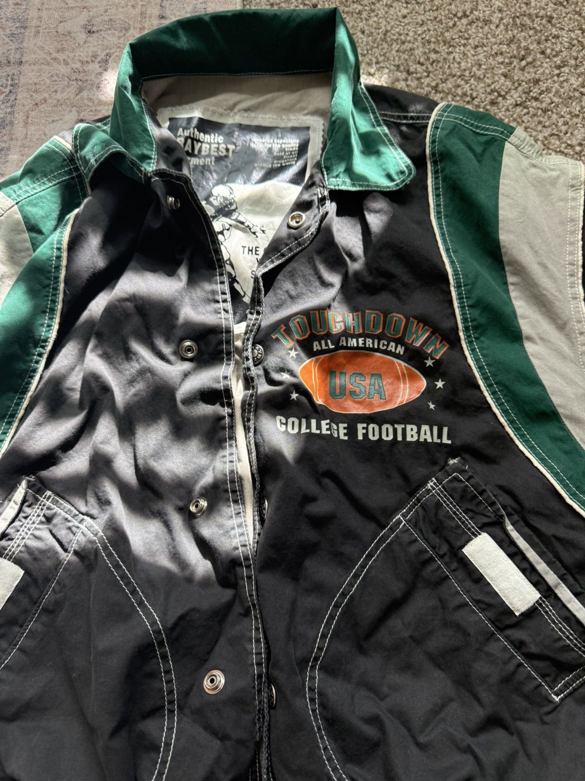 Other Vintage Raybest 90s Varsity Jacket size mediuk Size US M / EU 48-50 / 2 - 7 Thumbnail