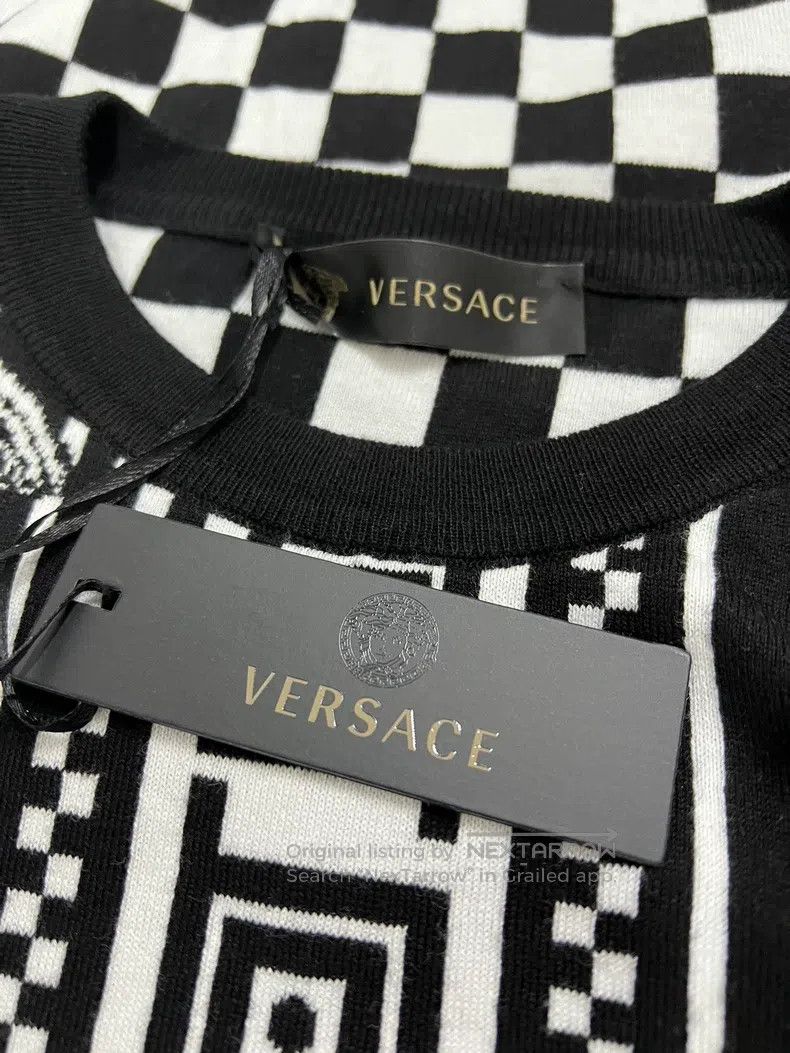 Other Versace Checkerboard back pattern Medusa knit Size US L / EU 52-54 / 3 - 4 Thumbnail