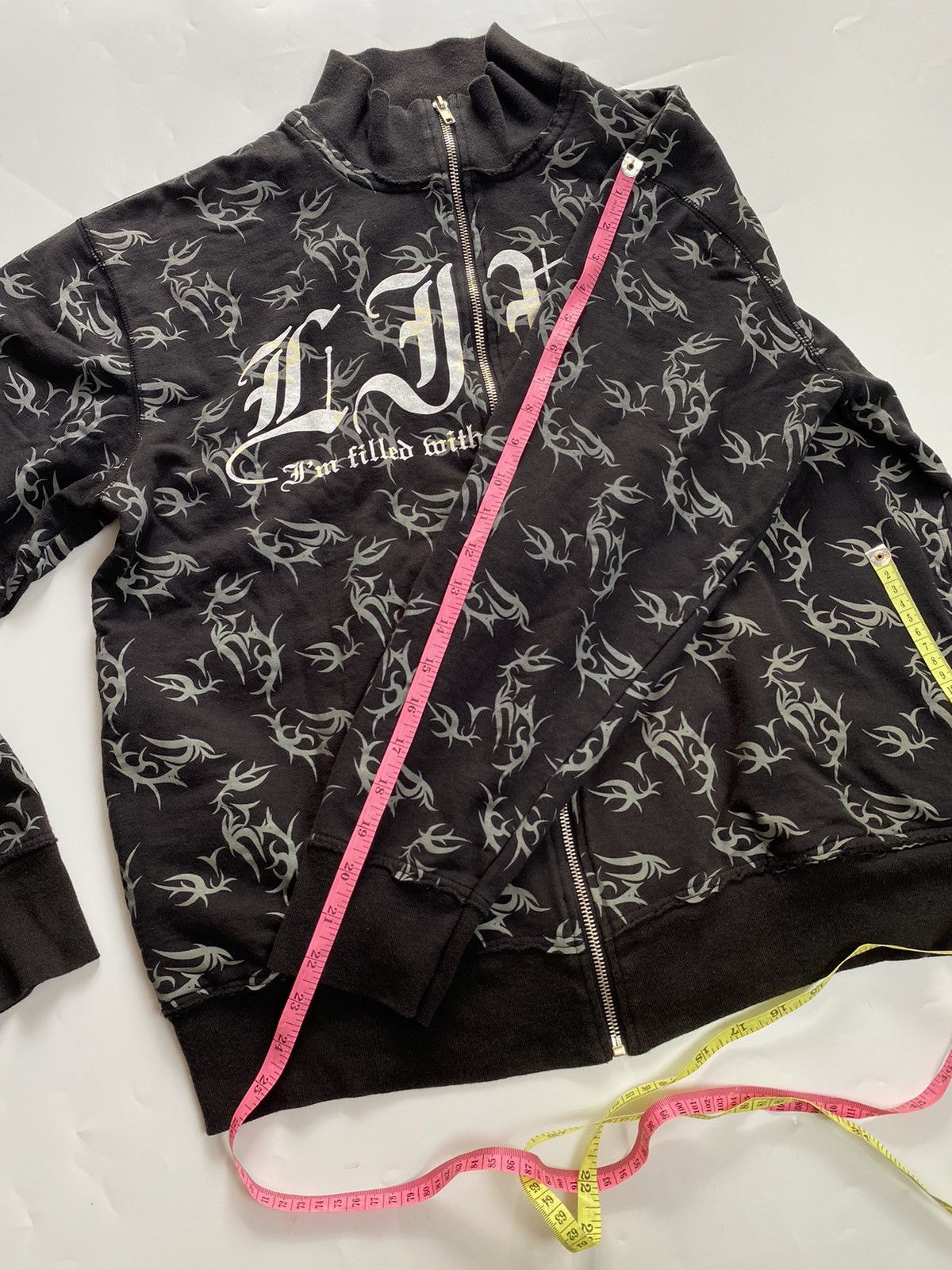 If Six Was Nine × Japanese Brand × KMRii japanese brand Qnatro-Q tribal sweatshirt zip Size US M / EU 48-50 / 2 - 12 Thumbnail