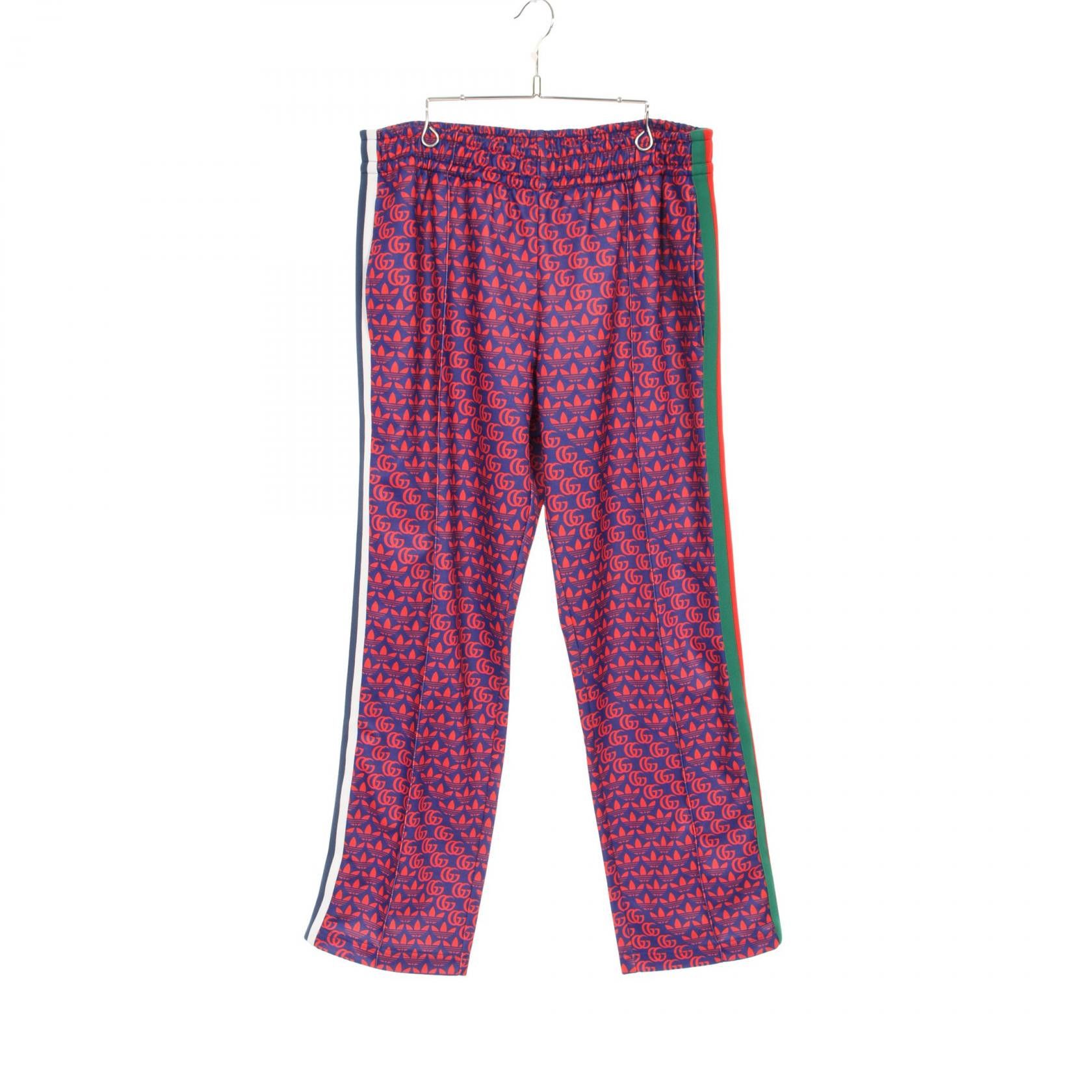 Gucci Gucci Gucci x adidas GG Cotton Polyester Pants Textile Pants DUTY FREE for USA Size ONE SIZE - 1 Thumbnail