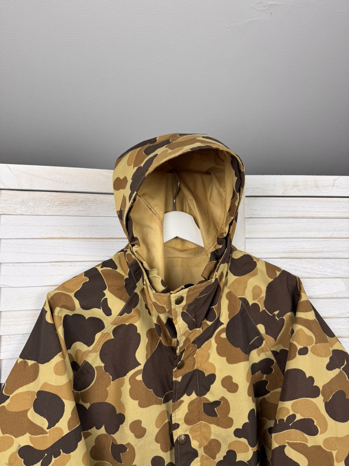 Vintage Vintage GORE-TEX Waterproof Camouflage Jacket Brown Beige Size US L / EU 52-54 / 3 - 6 Thumbnail