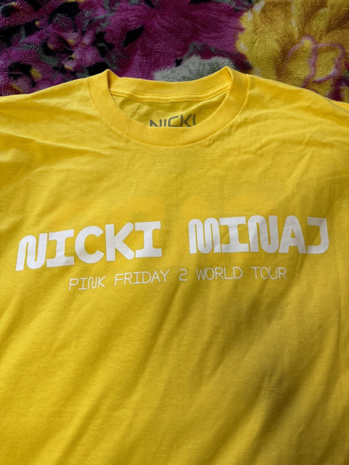 Band Tees Nicki Minaj 2024 Pink Friday 2 World Tour Local Crew Shirt L Size US L / EU 52-54 / 3 - 2 Thumbnail