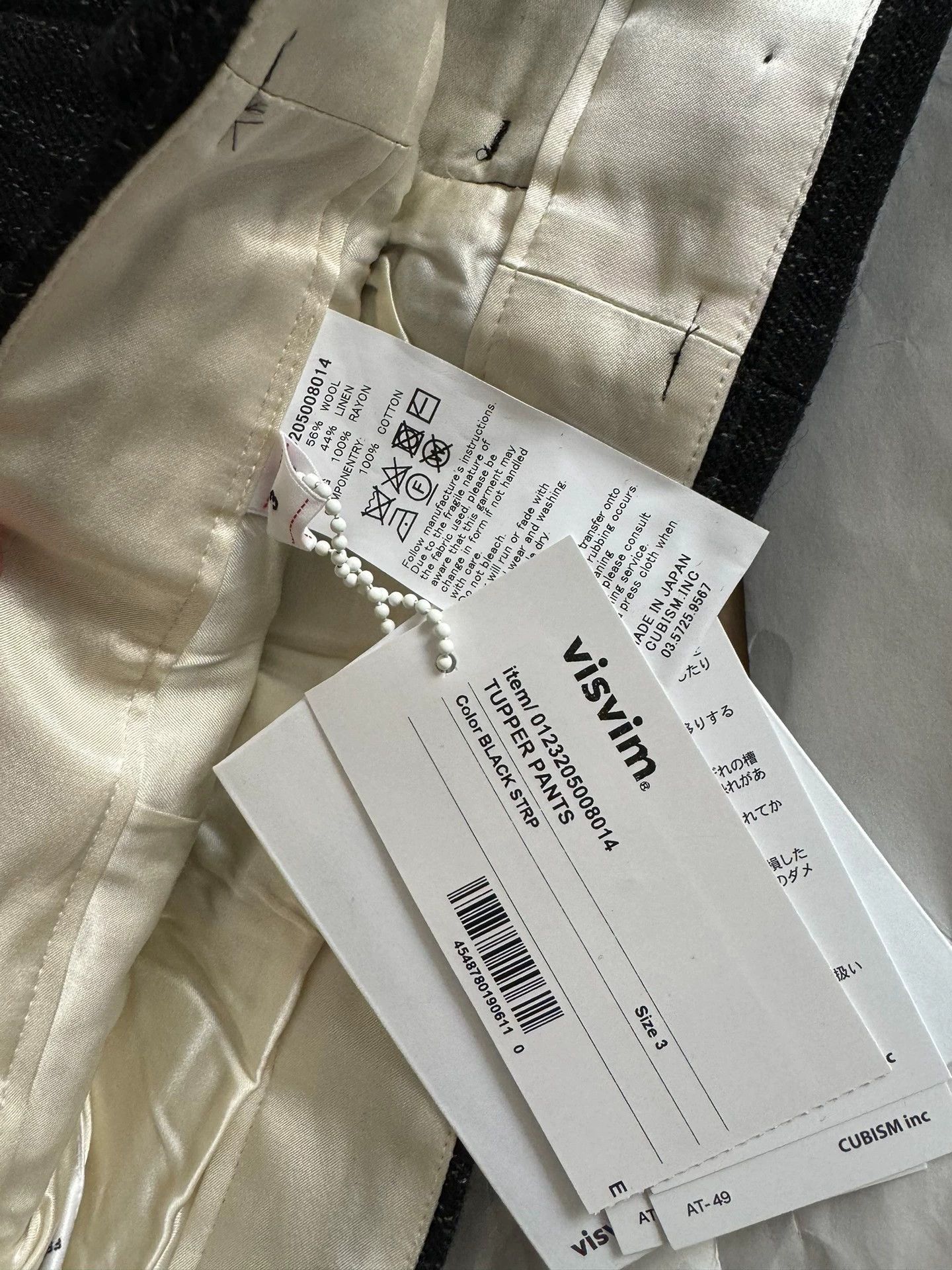 Visvim VISVIM 23AW TUPPER PANTS Black Strp 3 Size US 34 / EU 50 - 3 Thumbnail