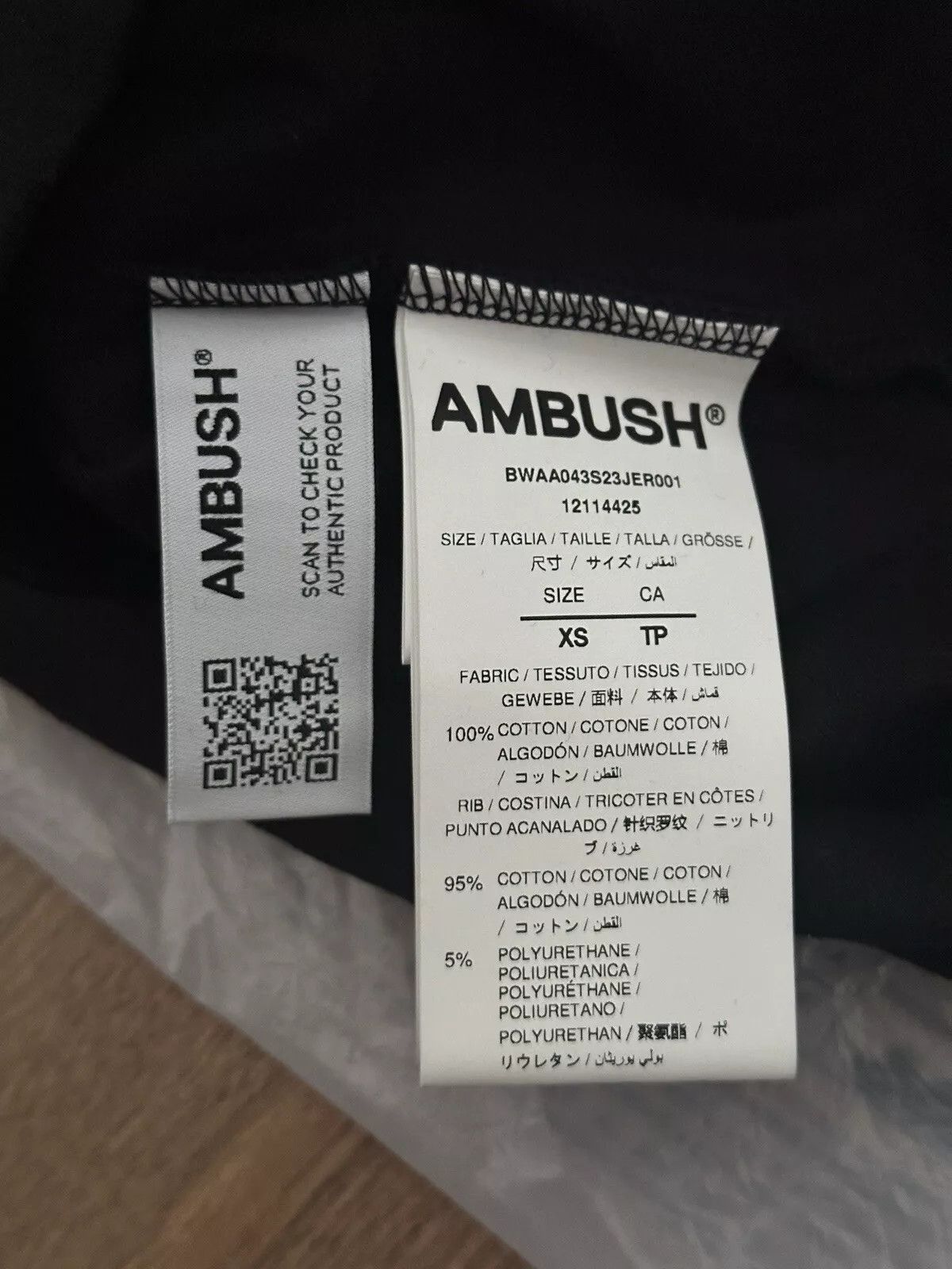 Ambush Design AMBUSH Womens Cotton Tee T-shirt Top Black Logo Size XS / US 0-2 / IT 36-38 - 10 Thumbnail