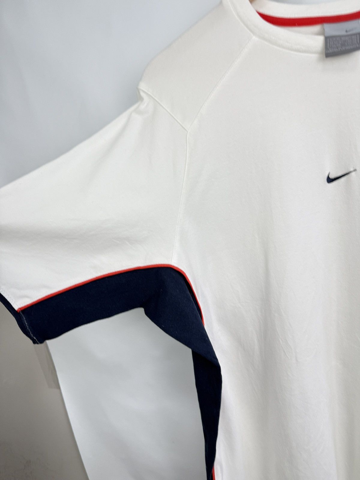 Nike 🇺🇸 Vintage 90s Nike Center Swoosh N-Athletic T-Shirt Rare Y2K Size US XL / EU 56 / 4 - 6 Thumbnail