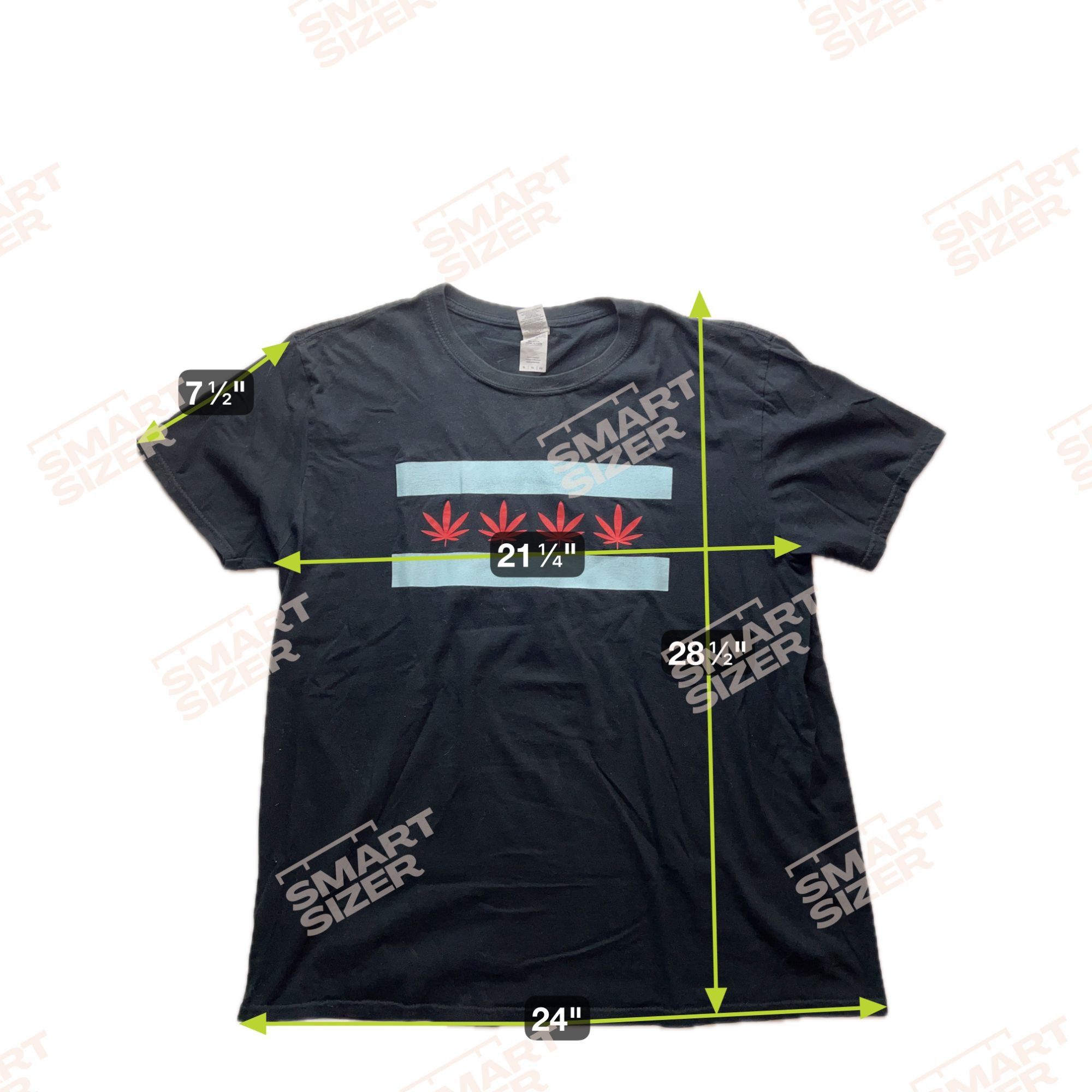 Gildan Windy City Cannabis Chicago IL XL T-Shirt Shirt Size US XL / EU 56 / 4 - 6 Thumbnail