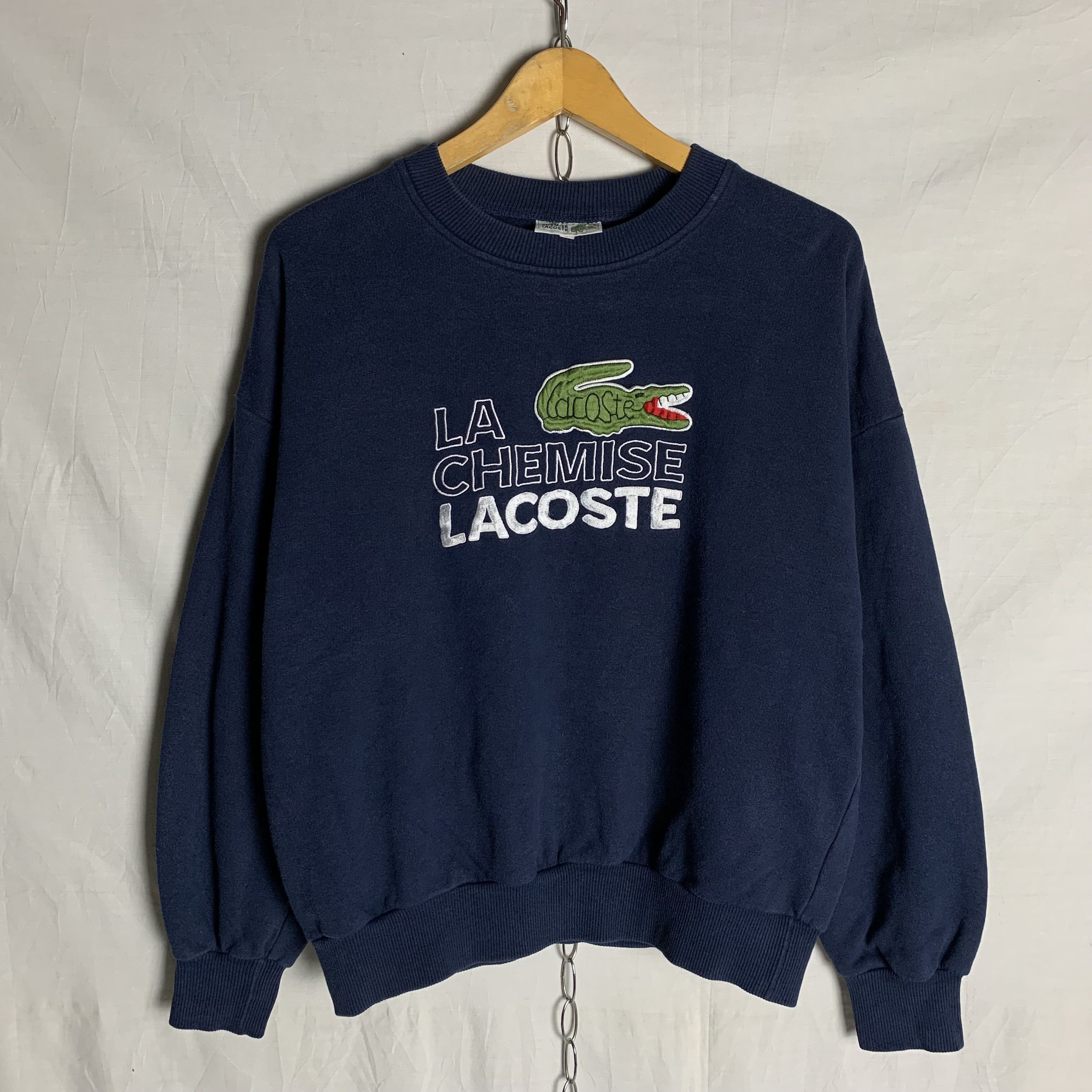 Lacoste Vintage La Chemise Lacoste Sweatshirt Crewneck Size US S / EU 44-46 / 1 - 1 Thumbnail