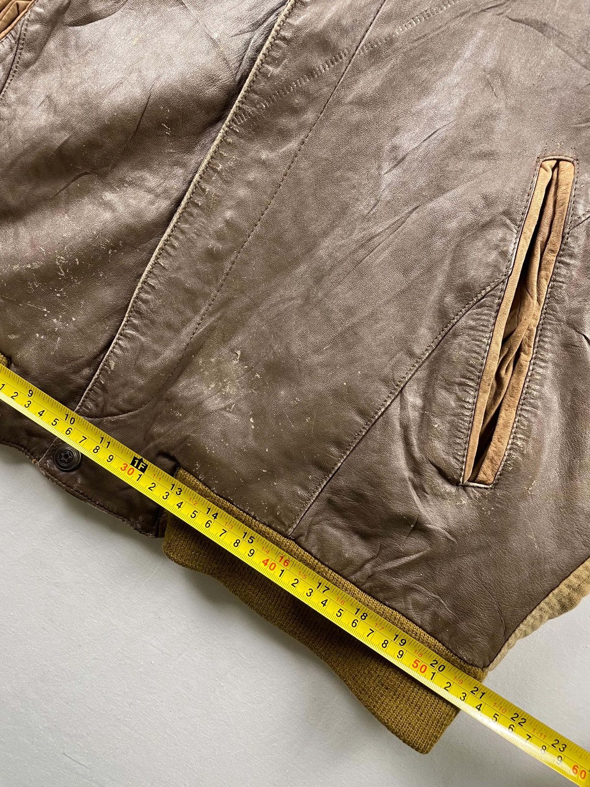 Yves Saint Laurent Vintage Saint laurent leather jacket brown Size US L / EU 52-54 / 3 - 10 Thumbnail