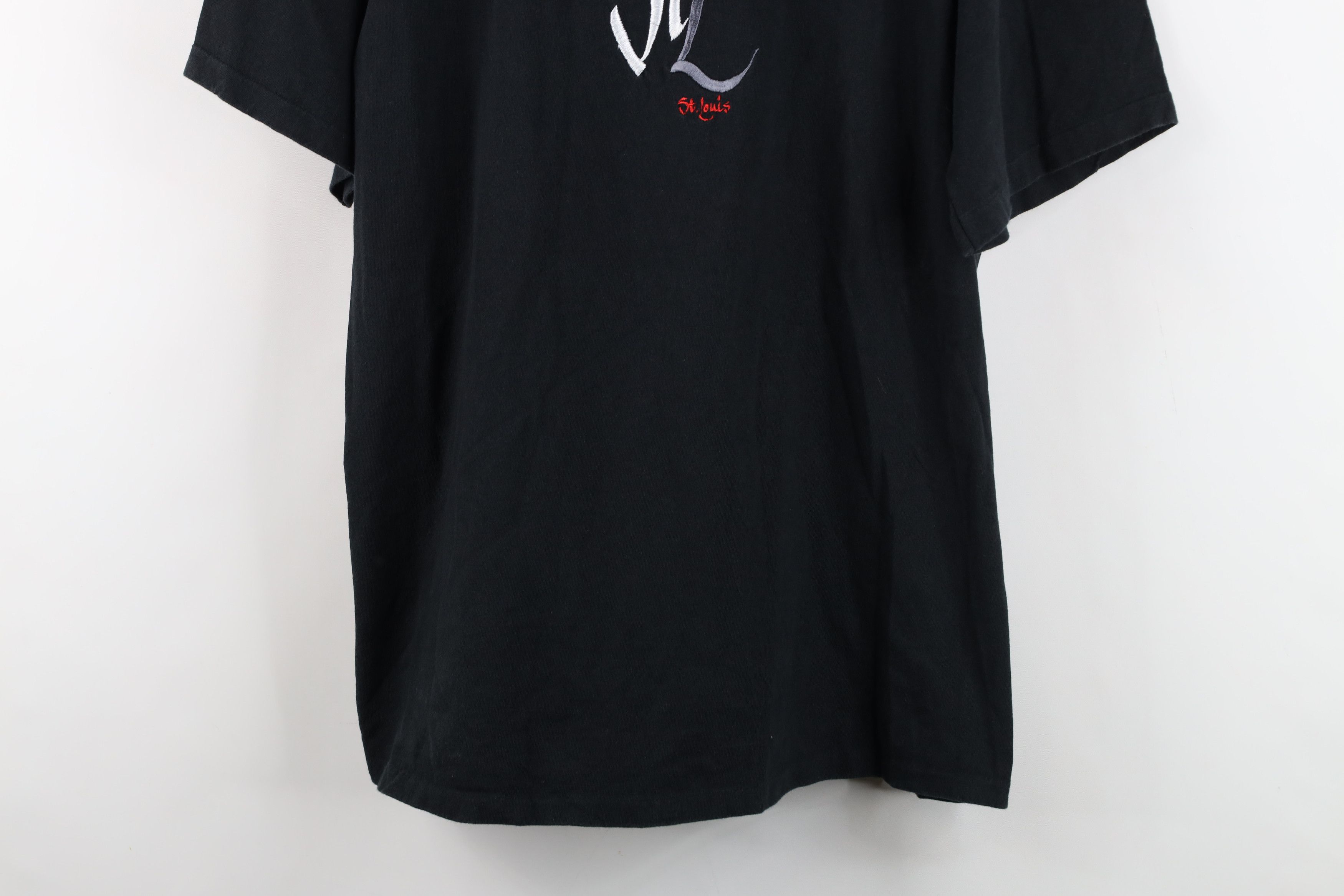 Vintage Vintage 90s Streetwear STL ST Louis Short Sleeve T-Shirt USA Size US XL / EU 56 / 4 - 3 Thumbnail