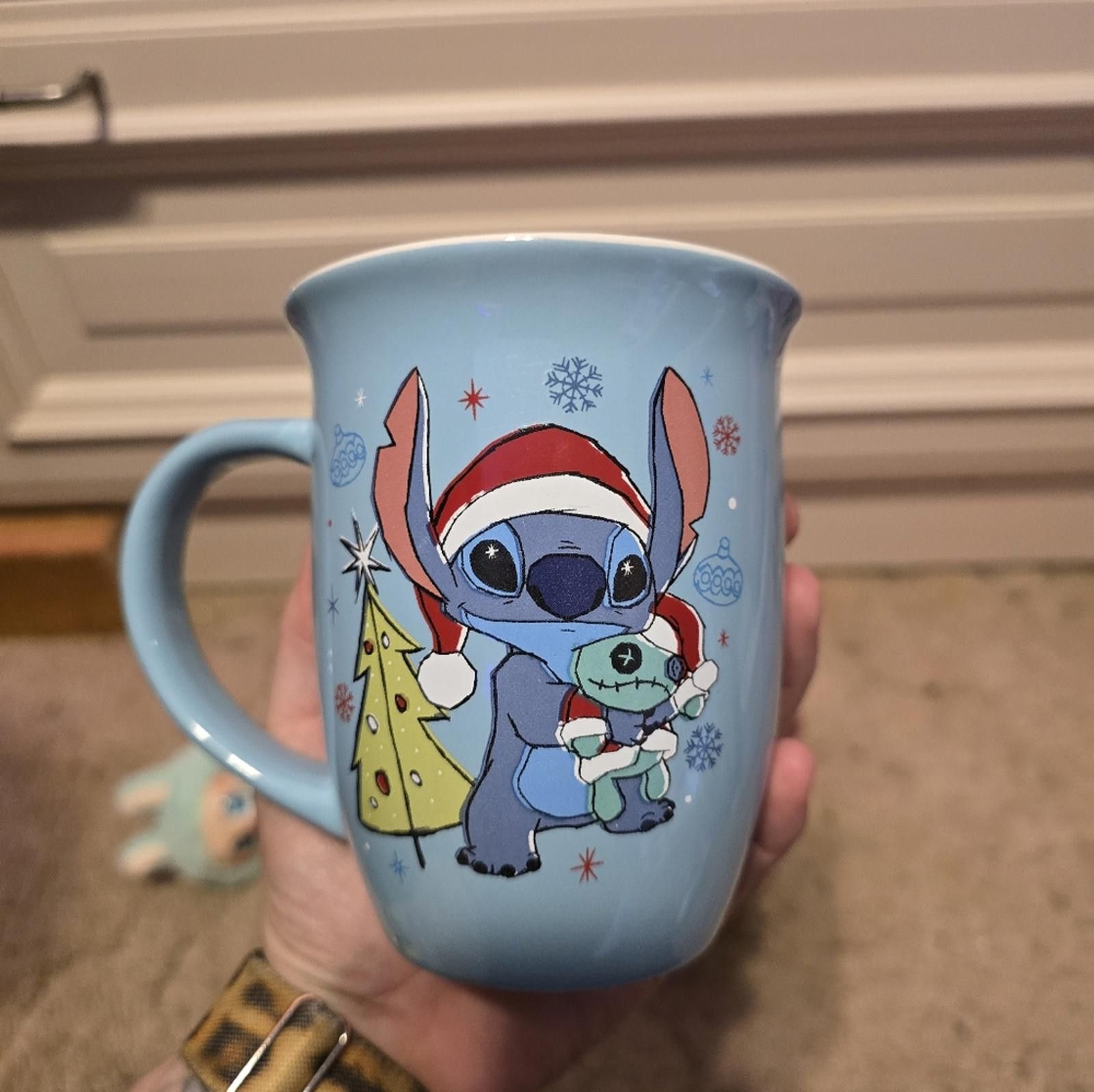 Disney Disney Lilo & Stitch Season's Greetings Wide Rim Ceramic Mug Size ONE SIZE - 4 Thumbnail