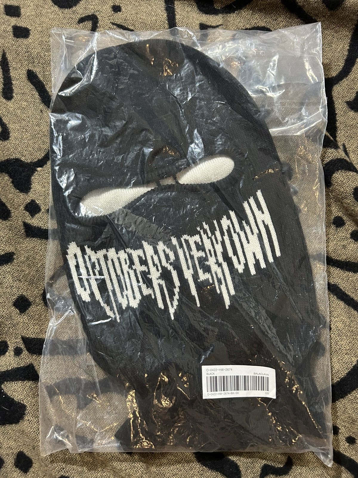 October's Very Own OVO Halloween Balaclava Size ONE SIZE - 1 Thumbnail