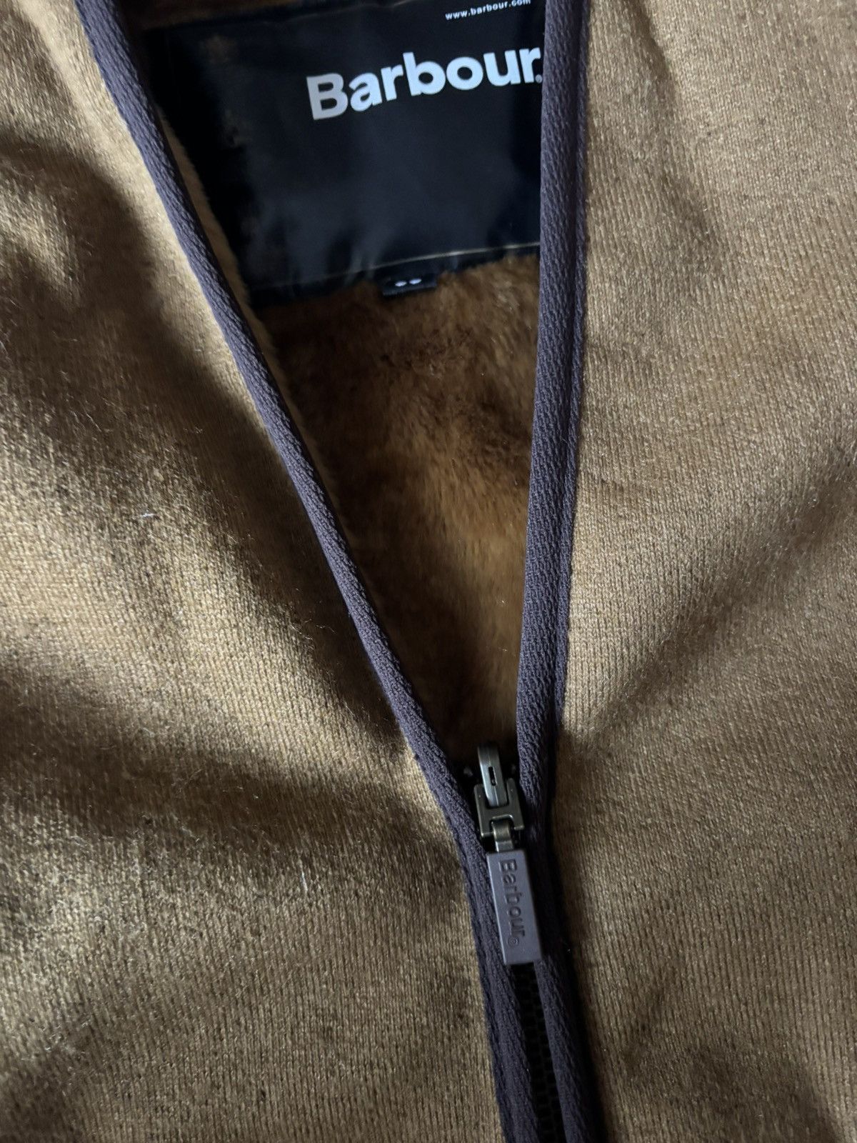 Barbour × Designer × Vintage BARBOUR WARM PILE WAISTCOAT ZIP Size US S / EU 44-46 / 1 - 3 Thumbnail