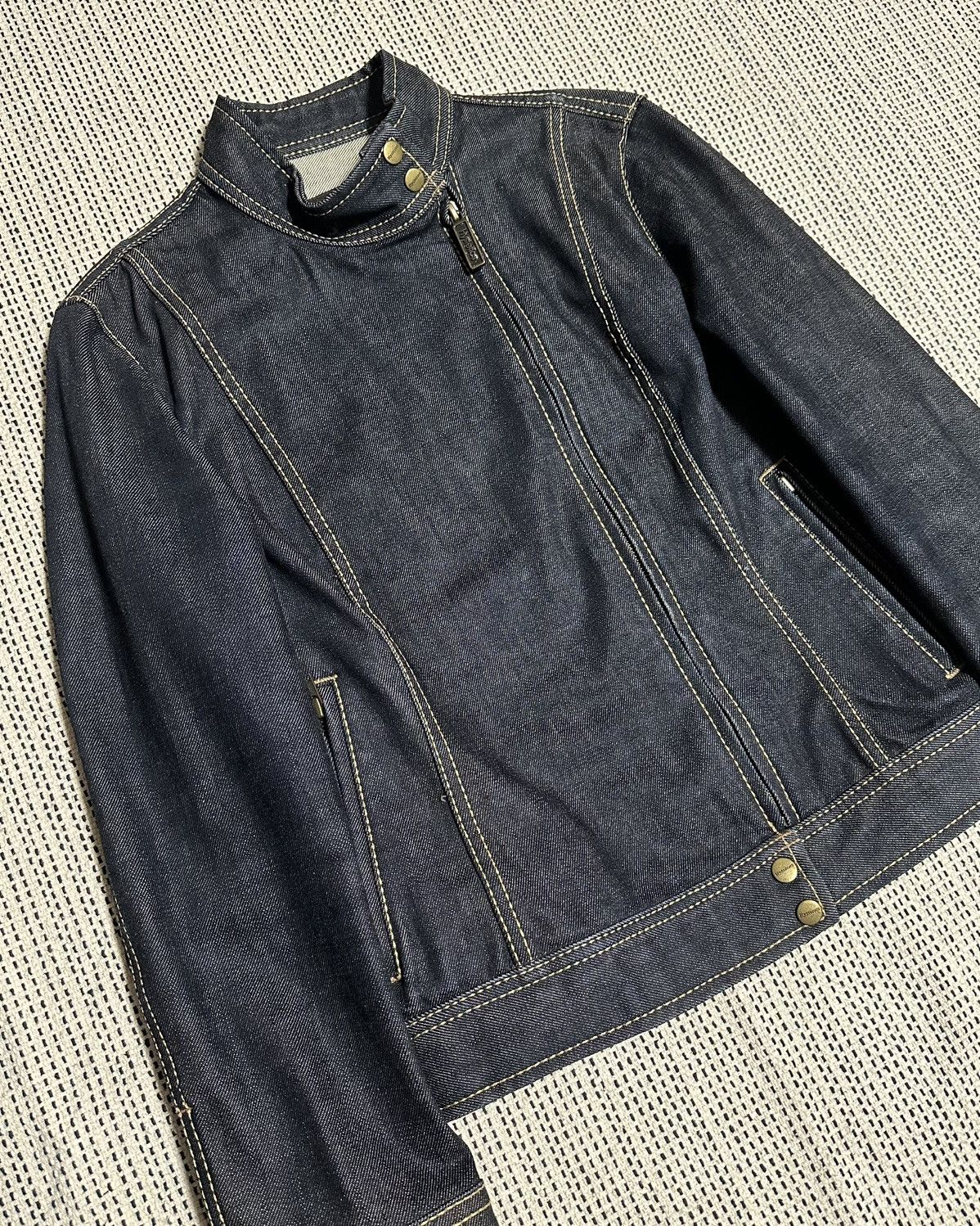 Hysteric Glamour × If Six Was Nine × Vintage Hysteric Denim Biker Jacket Size US S / EU 44-46 / 1 - 3 Thumbnail