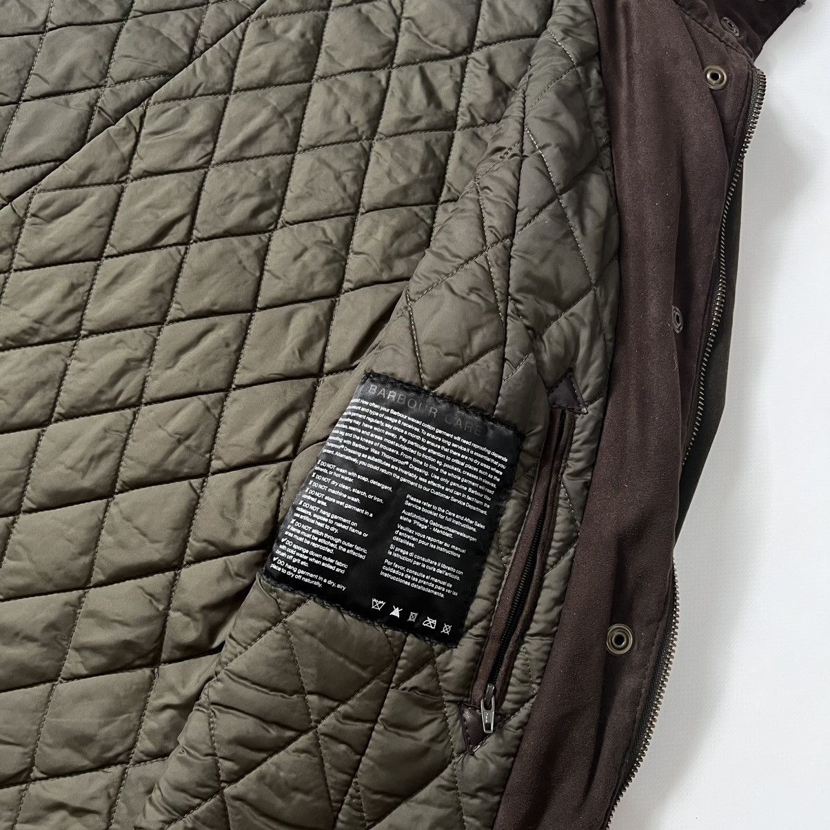 Barbour Barbour Squire Wax jacket khaki green Size XL / US 12-14 / IT 48-50 - 7 Thumbnail