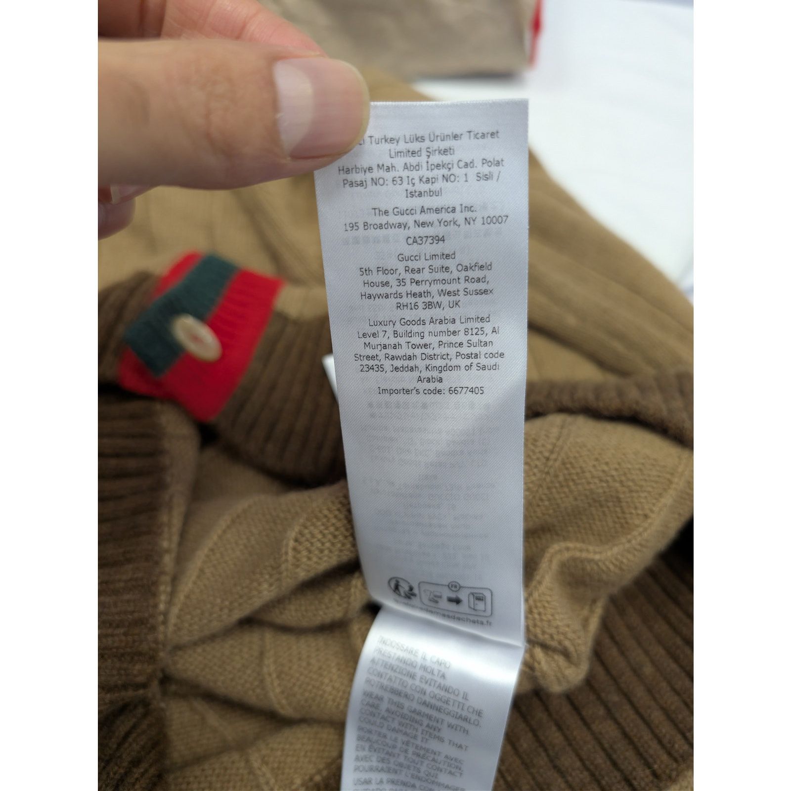 Gucci o1rshd1 Fine Camel Long Sleeve Cardigan Sweater Camel/Brown Size US XL / EU 56 / 4 - 19 Thumbnail