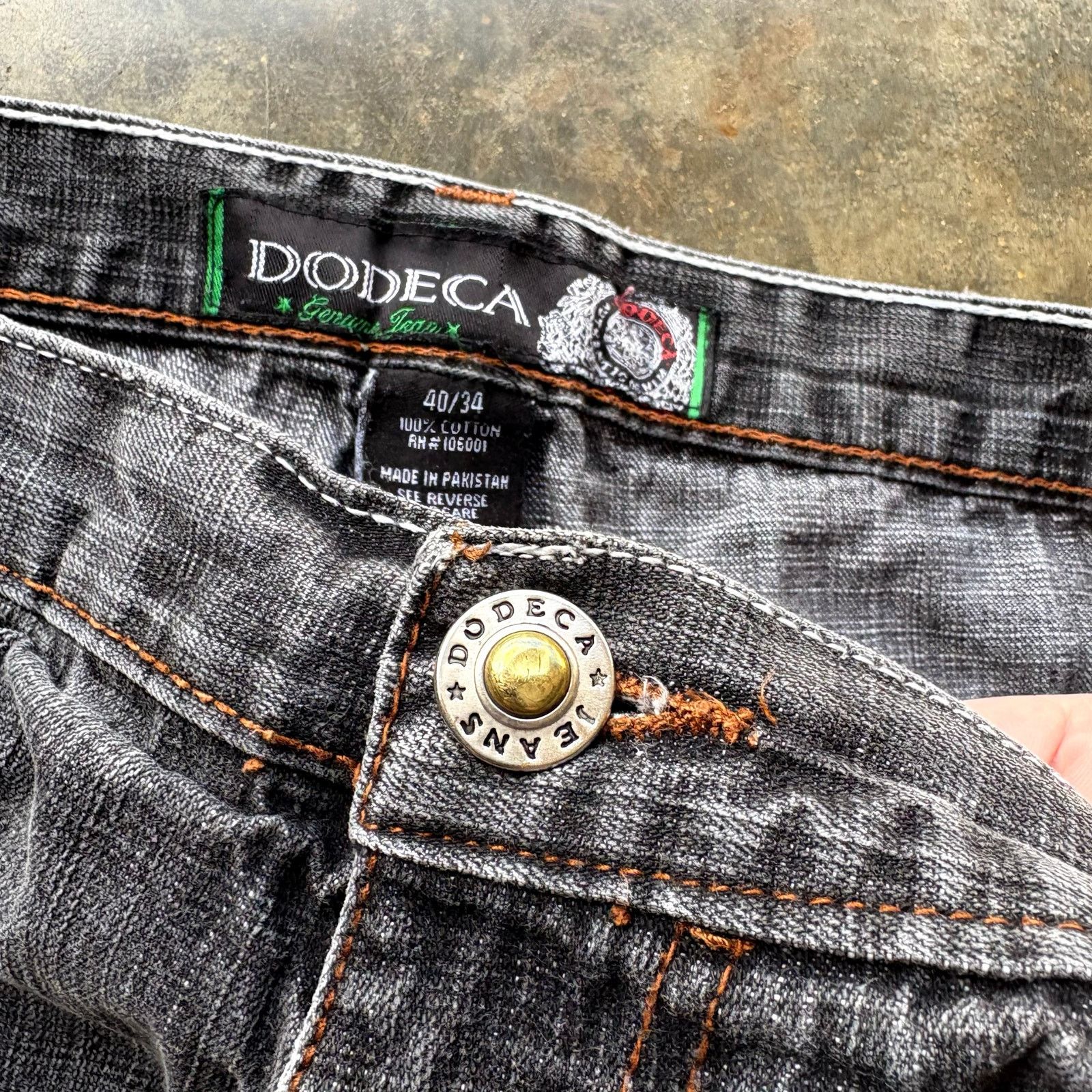 Southpole Crazy Vintage Baggy Faded Dodeca Jeans Size US 40 / EU 56 - 6 Thumbnail