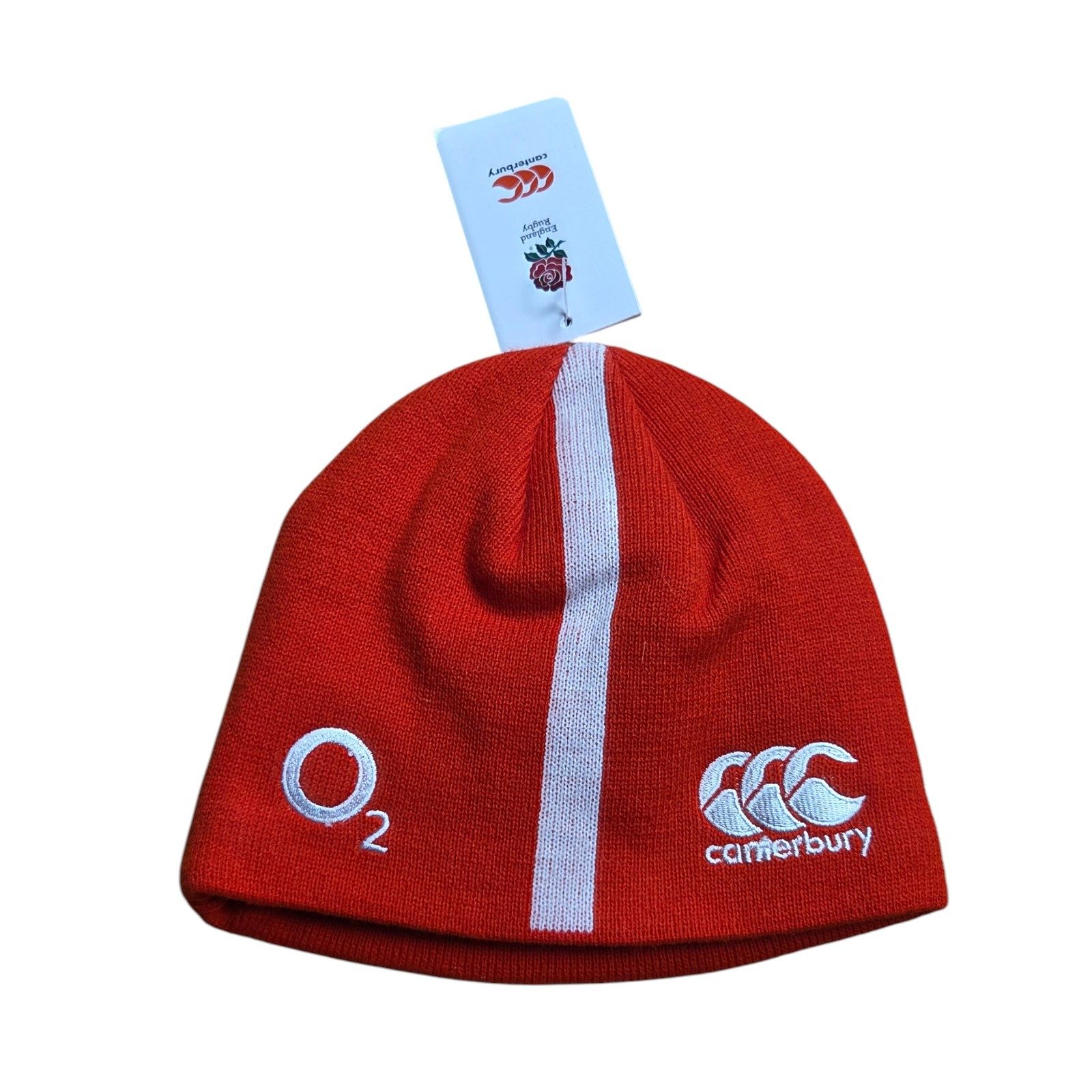 Canterbury of New Zealand Canterbury England Rose Rugby O2 Beanie Winter Hat Size ONE SIZE - 3 Thumbnail