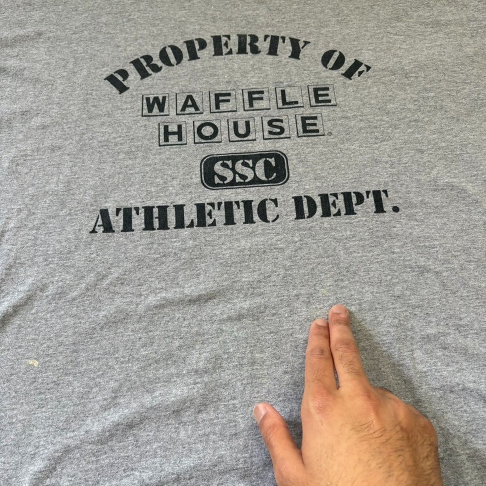Vintage Vintage Waffle House T-Shirt Men's Size XL Gray Athletic Size US XL / EU 56 / 4 - 7 Thumbnail
