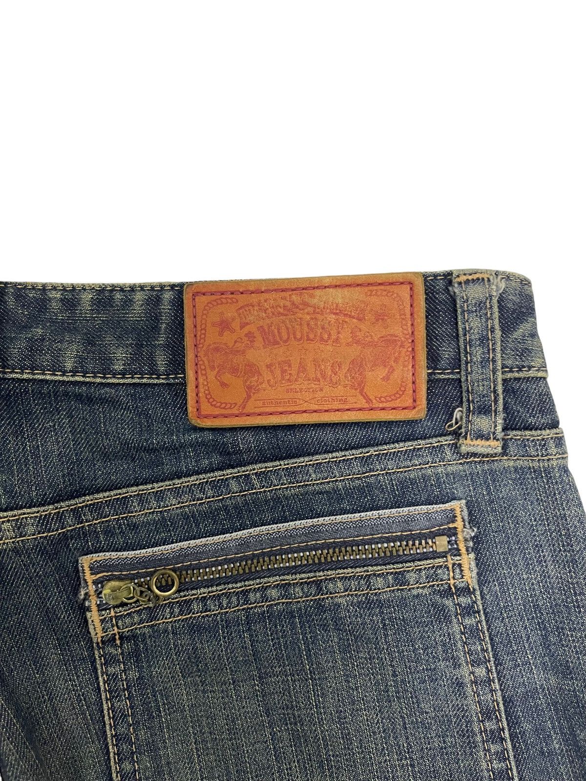 MOUSSY Vintage Moussy Zipper Denim Jeans ! Very Rare Design Size US 30 / EU 46 - 12 Thumbnail