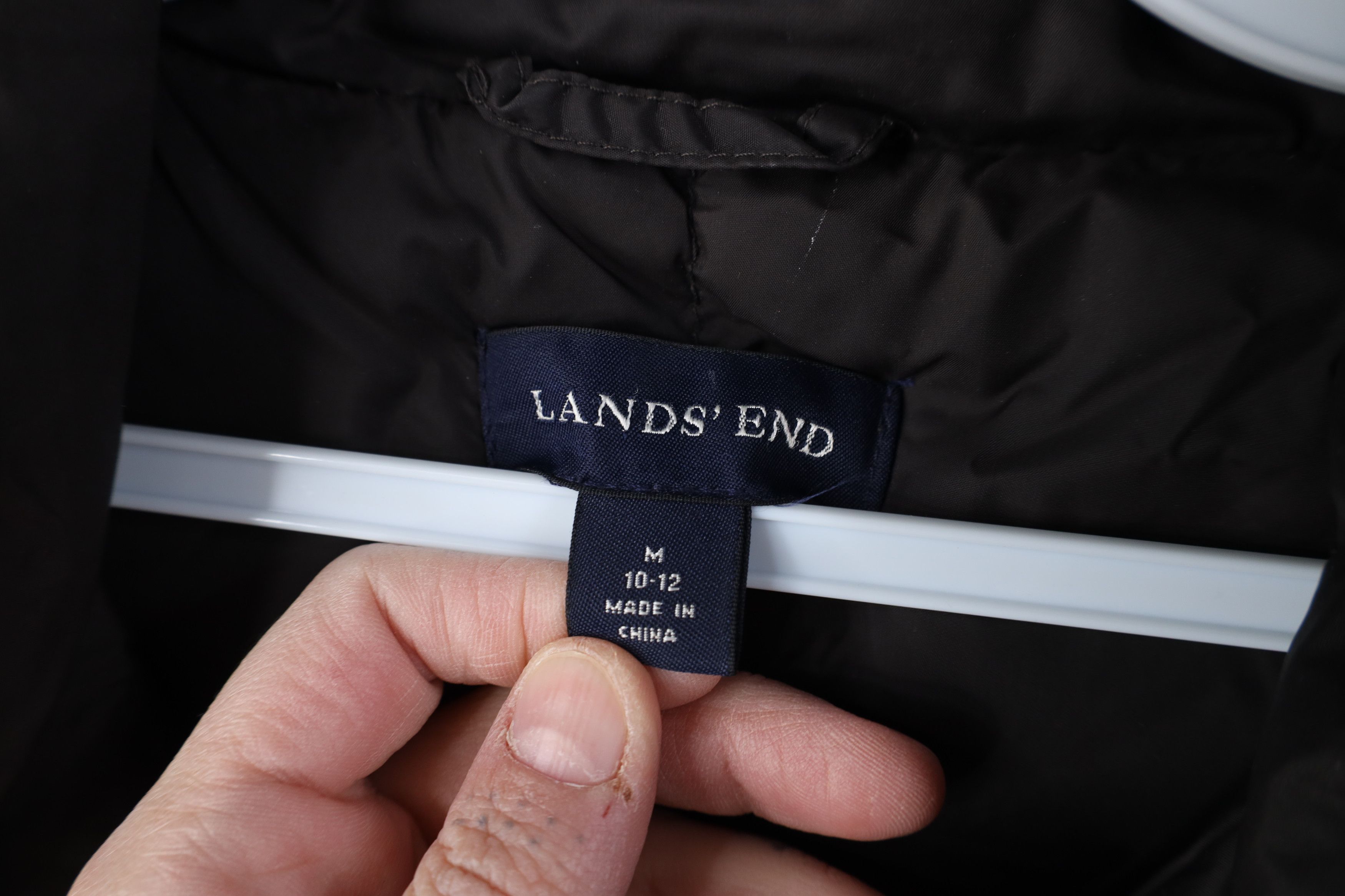 Lands' End Vintage Lands End Duck Down Puffer Vest Jacket Dark Brown Size M / US 6-8 / IT 42-44 - 8 Thumbnail