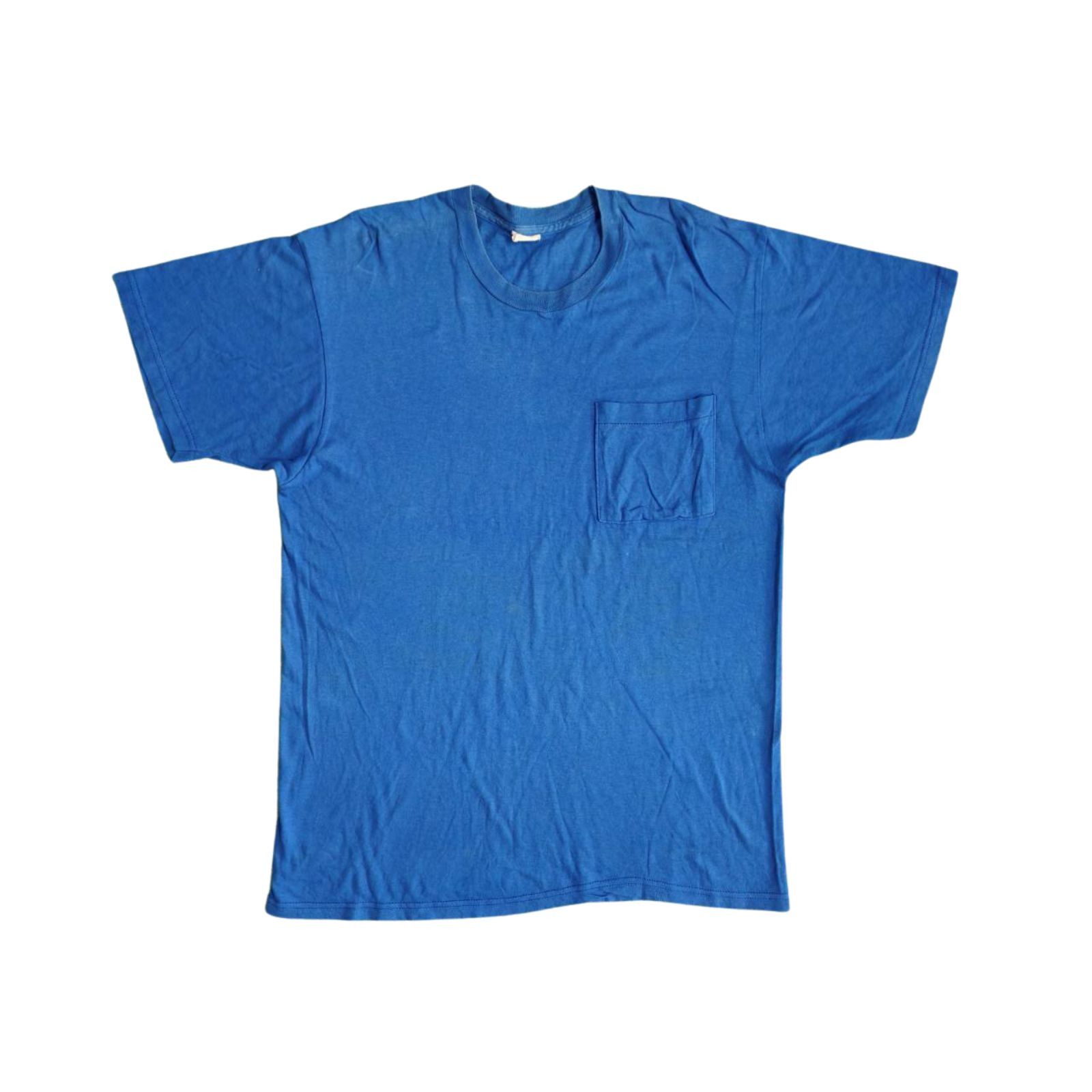 Other 90s mens pocket t shirt plain soft cotton fabric 19/26.5 Size US M / EU 48-50 / 2 - 1 Thumbnail