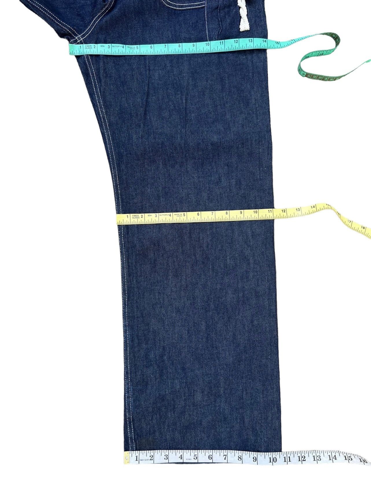 Vintage Rolling Cradle Japan Wide Denim Cargo Jeans Size US 32 / EU 48 - 4 Thumbnail