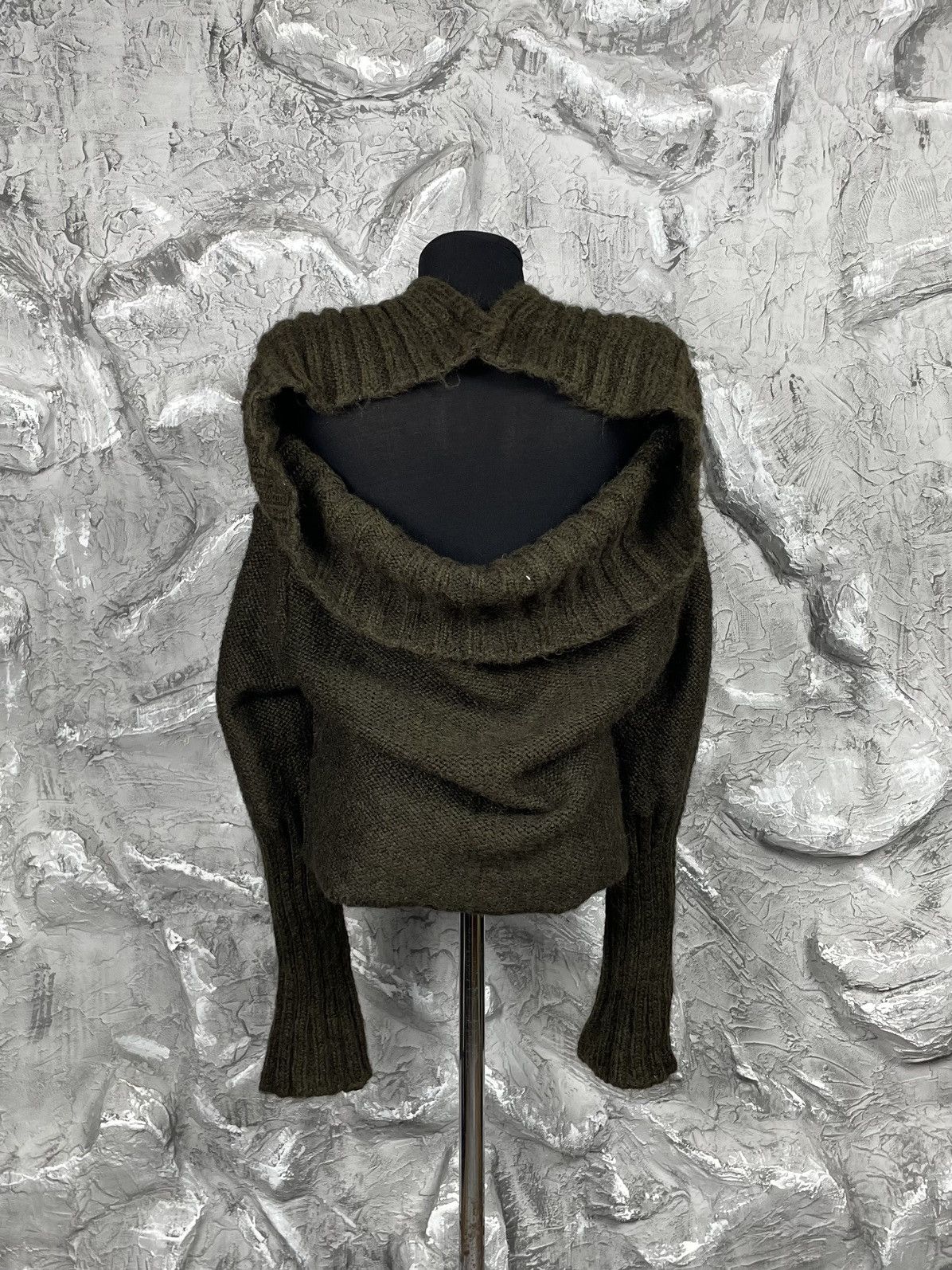 14th Addiction × Japanese Brand × Le Grande Bleu (L.G.B.) Vintage Multifunctional Knit Cardigan Junya Watanabe Style Size US S / EU 44-46 / 1 - 3 Thumbnail